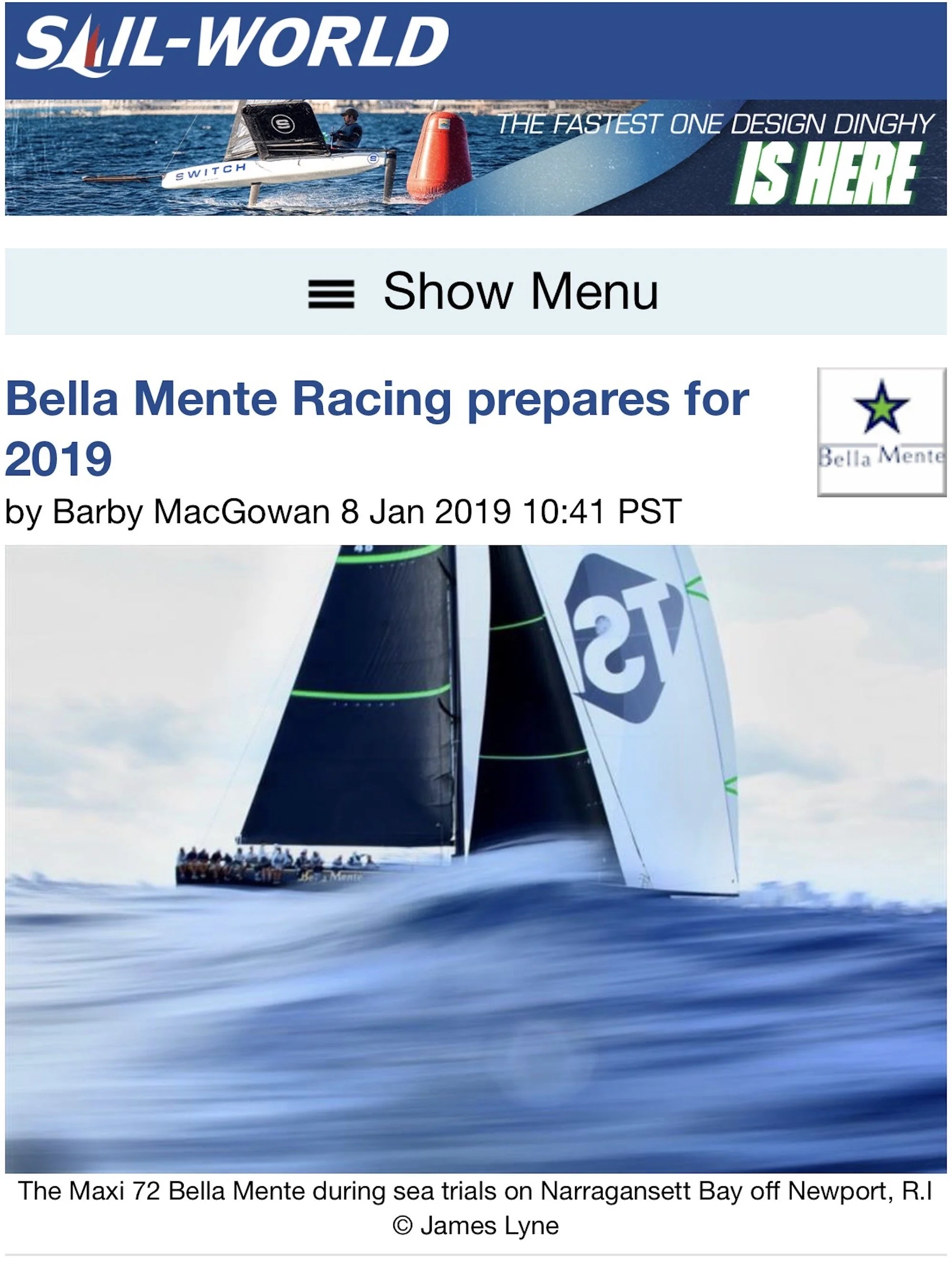 Sail World - January 2019