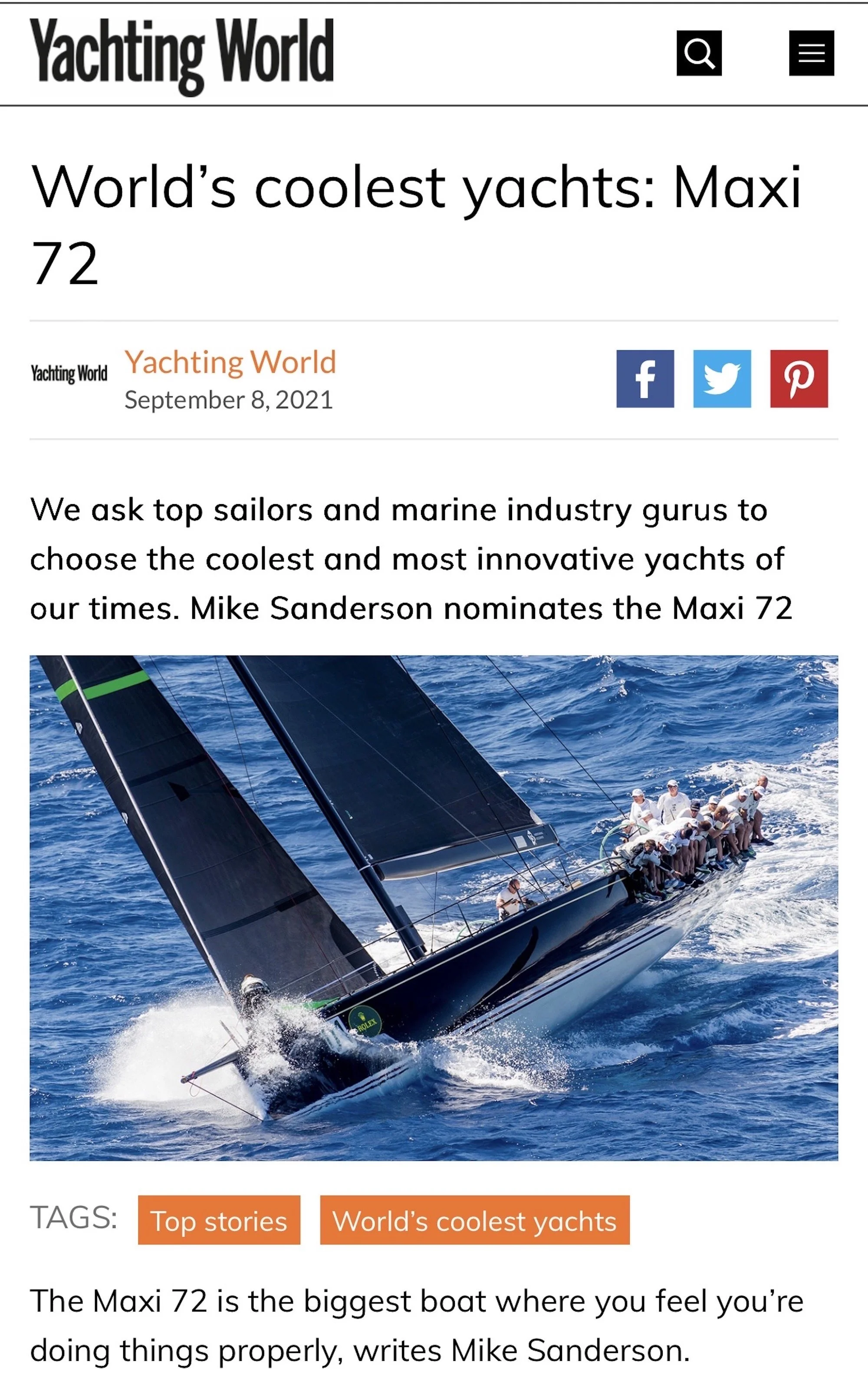 Yachting World - September 2021