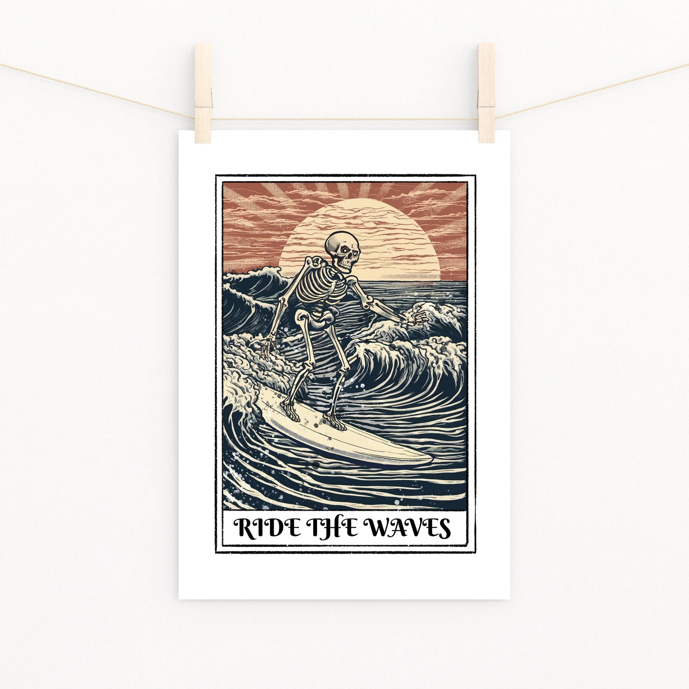 Ride The Waves Print