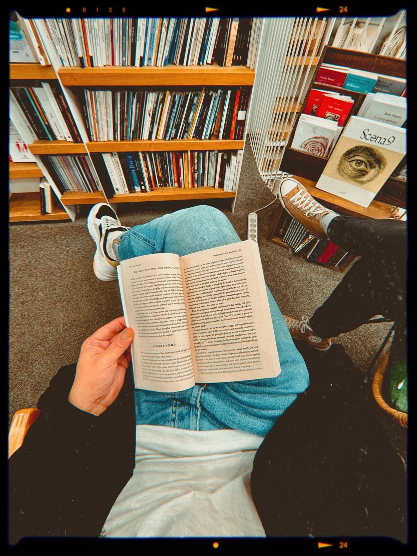 Cărturești get-together with a friend, Unstressable (acute, chronic, eustress, distress) and Pixies &ldquo;Where Is My Mind?&rdquo; in my headphones.