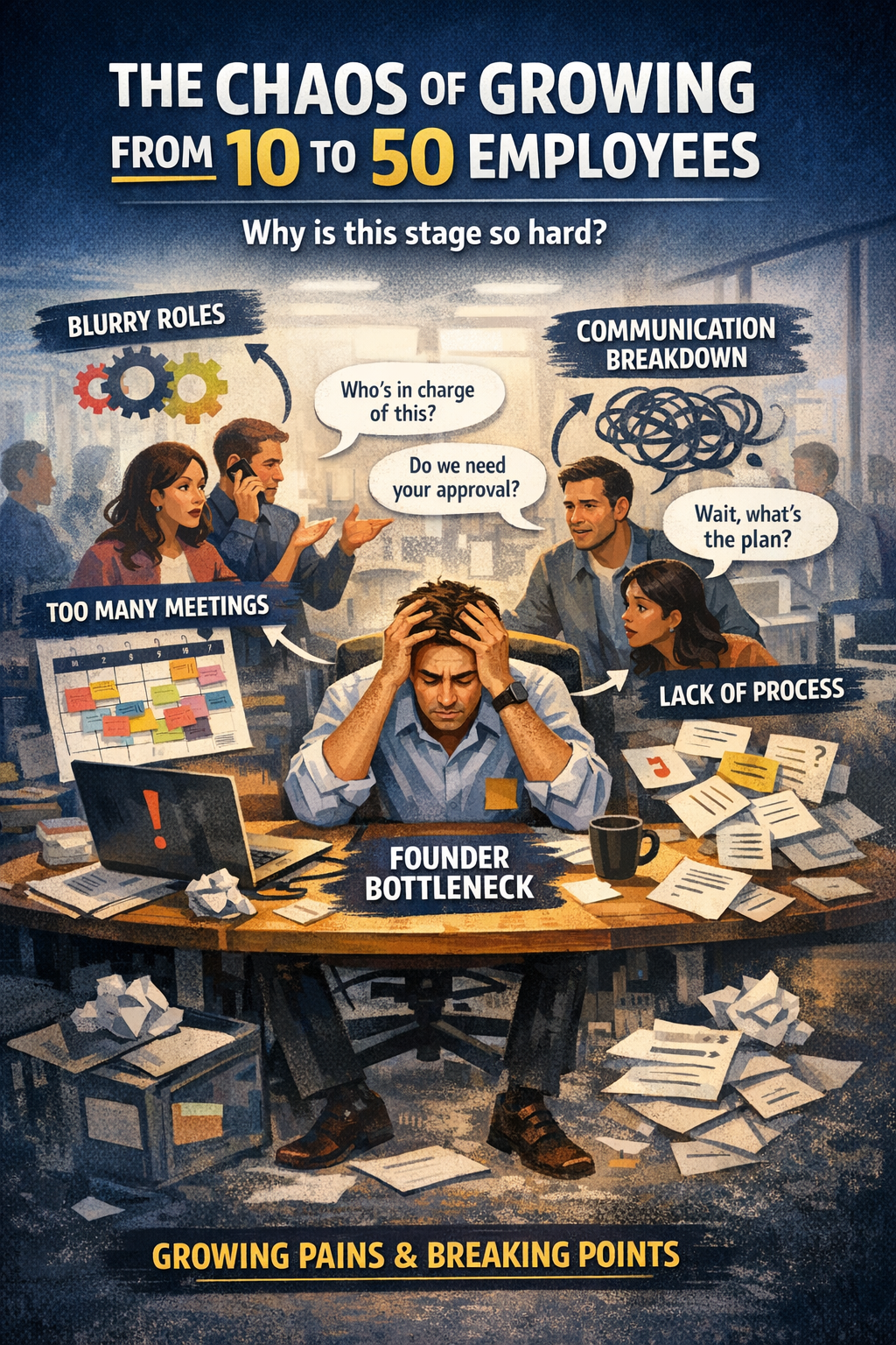 What Happens Between 10 and 50 Employees (And Why It’s So Hard)