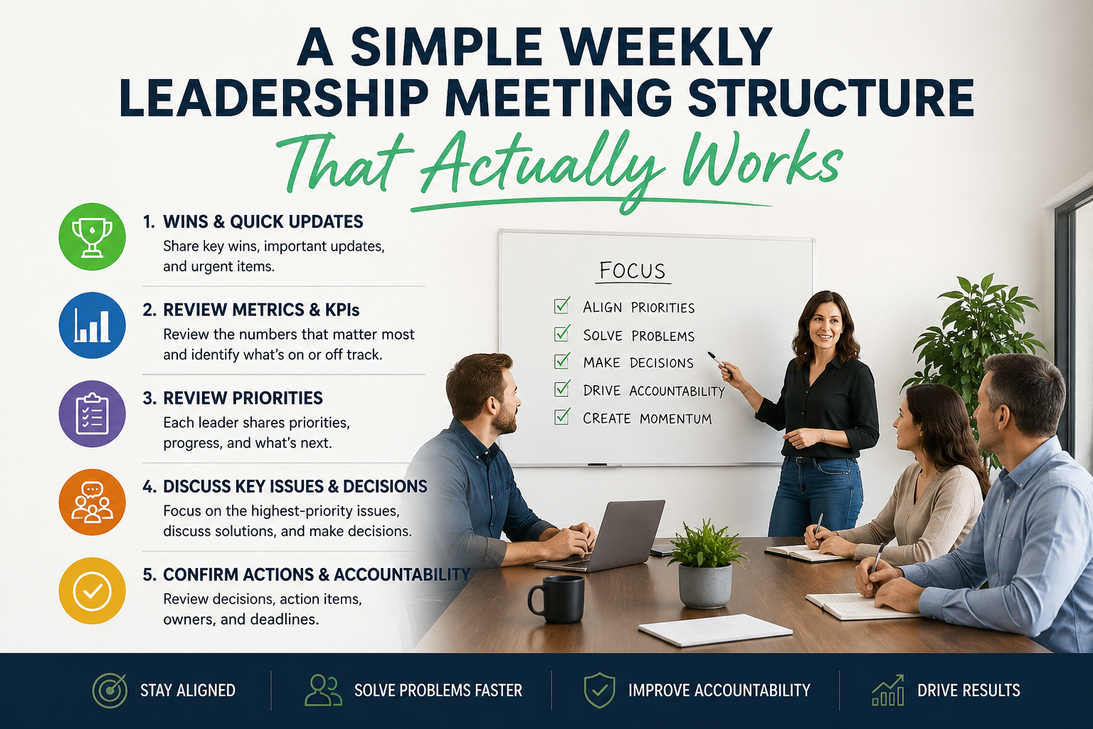 A Simple Weekly Leadership Meeting Structure That Actually Works