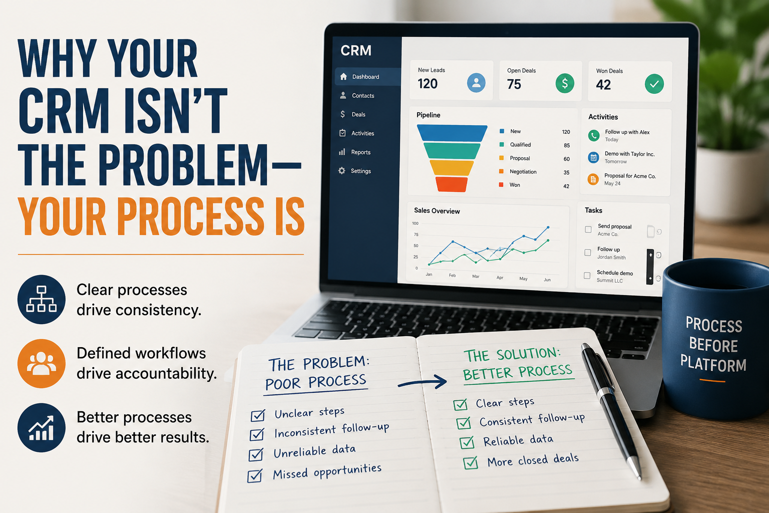 Why Your CRM Isn’t the Problem — Your Process Is
