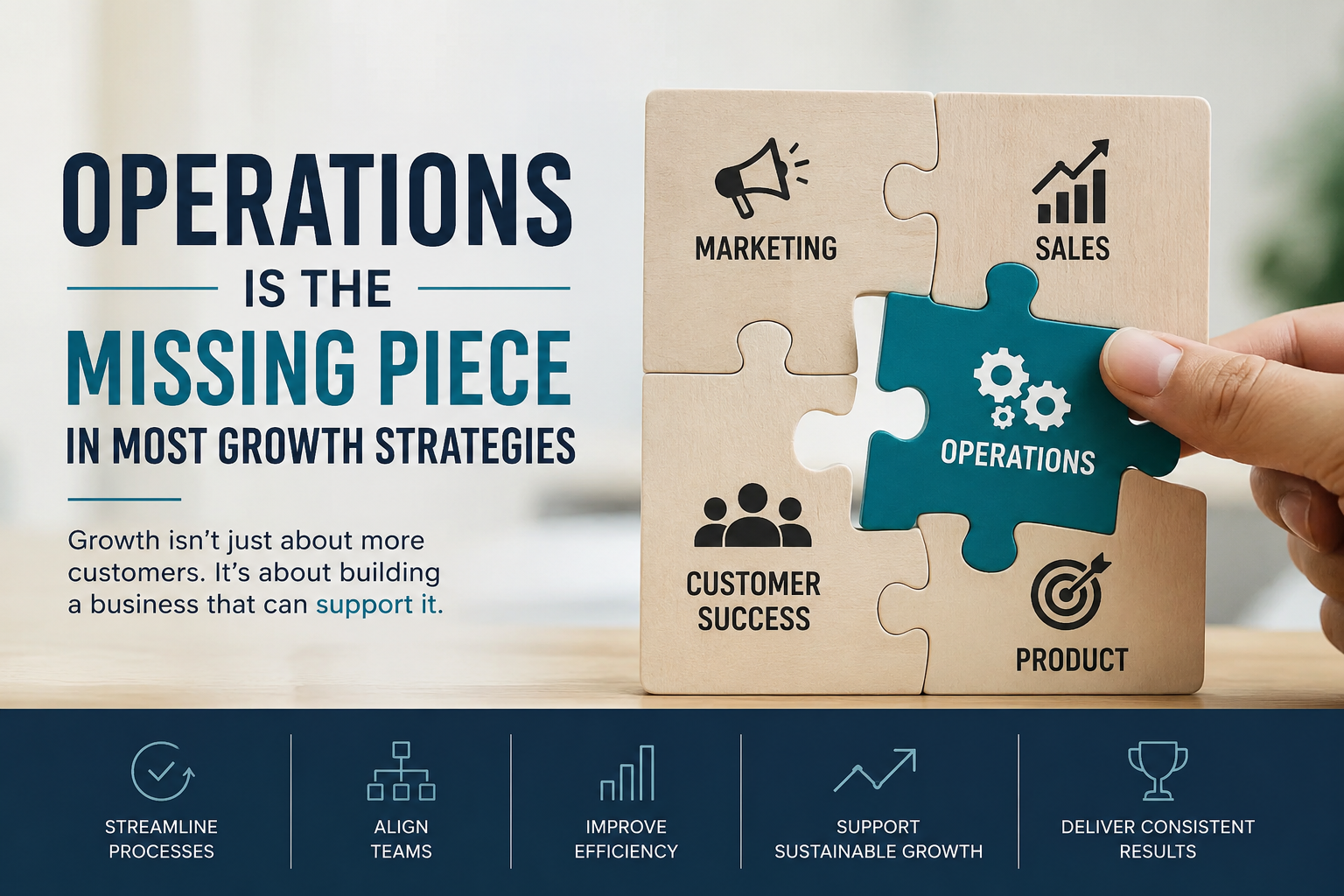 Operations Is the Missing Piece in Most Growth Strategies