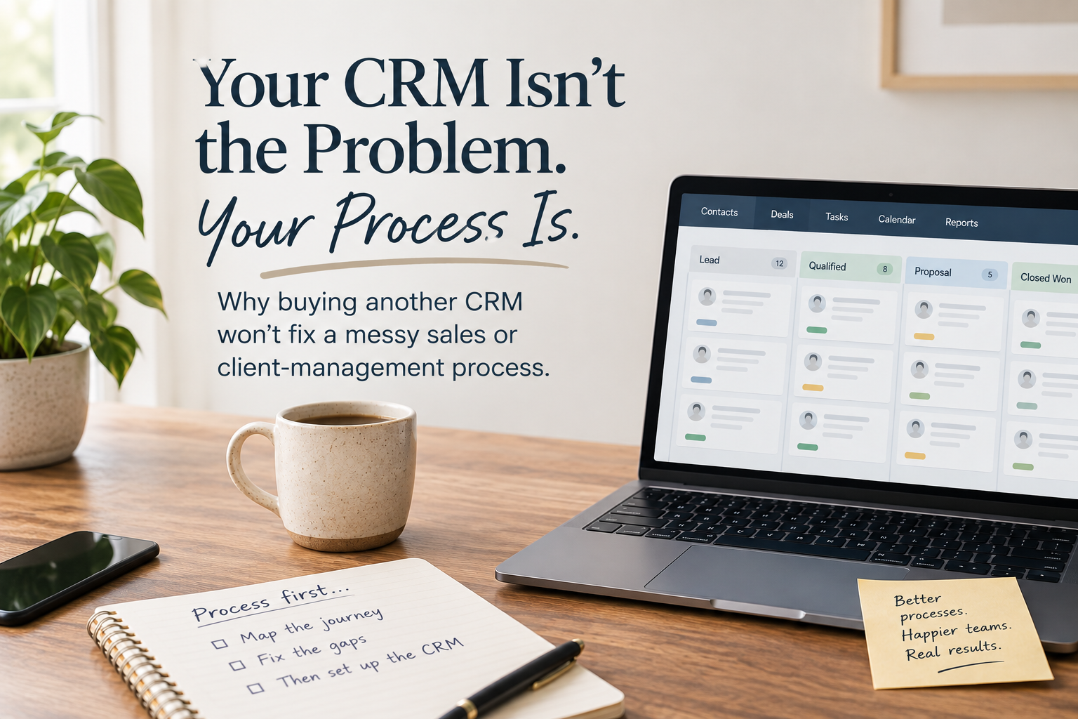 Your CRM Isn't the Problem. Your Process Is.
