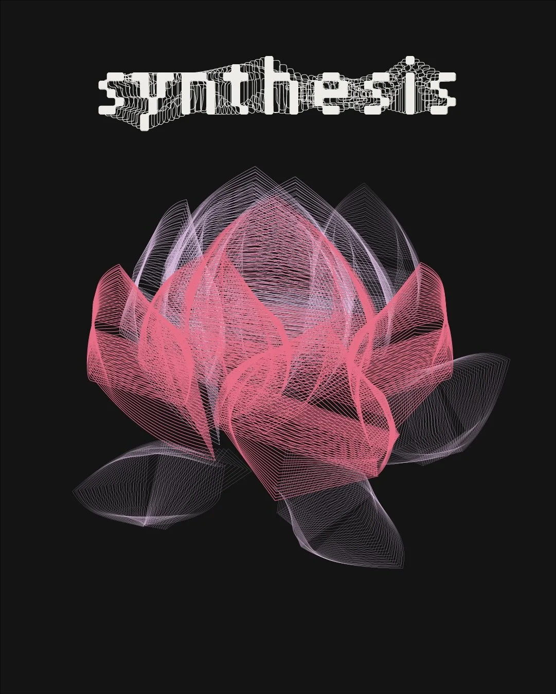 SYNTHESIS &mdash; an immersive techno music and arts festival where sound is inspired by nature 🌿🪼

I really loved the idea of like a 90s software mesh, but futuristic and alive to depict that immersion of sound and nature. Instead of leaning on so