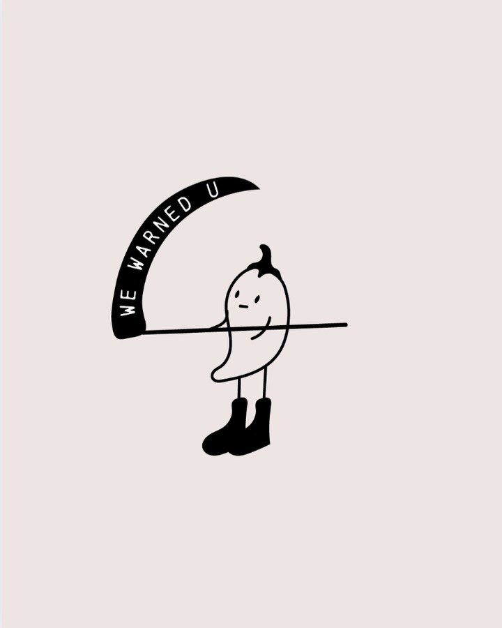 PEPPA, PLEASE &mdash; a bold and cheeky hot sauce brand that doesn&rsquo;t take itself too seriously 🌶️❤️&zwj;🔥

For this one, I originally wanted to stay away from the usual pepper / fire imagery, but then the idea of a California Reaper (hehe) fe