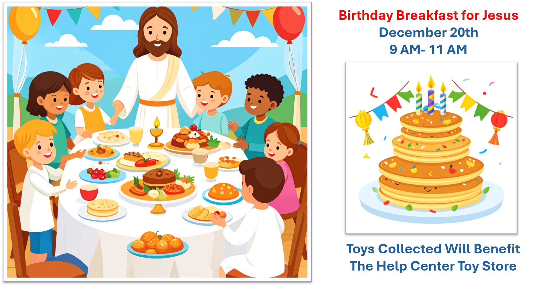 Birthday Breakfast For Jesus