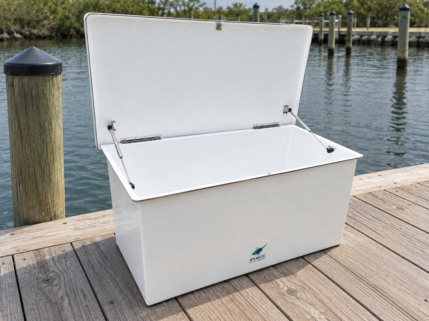 4' Fiberglass Dock Box