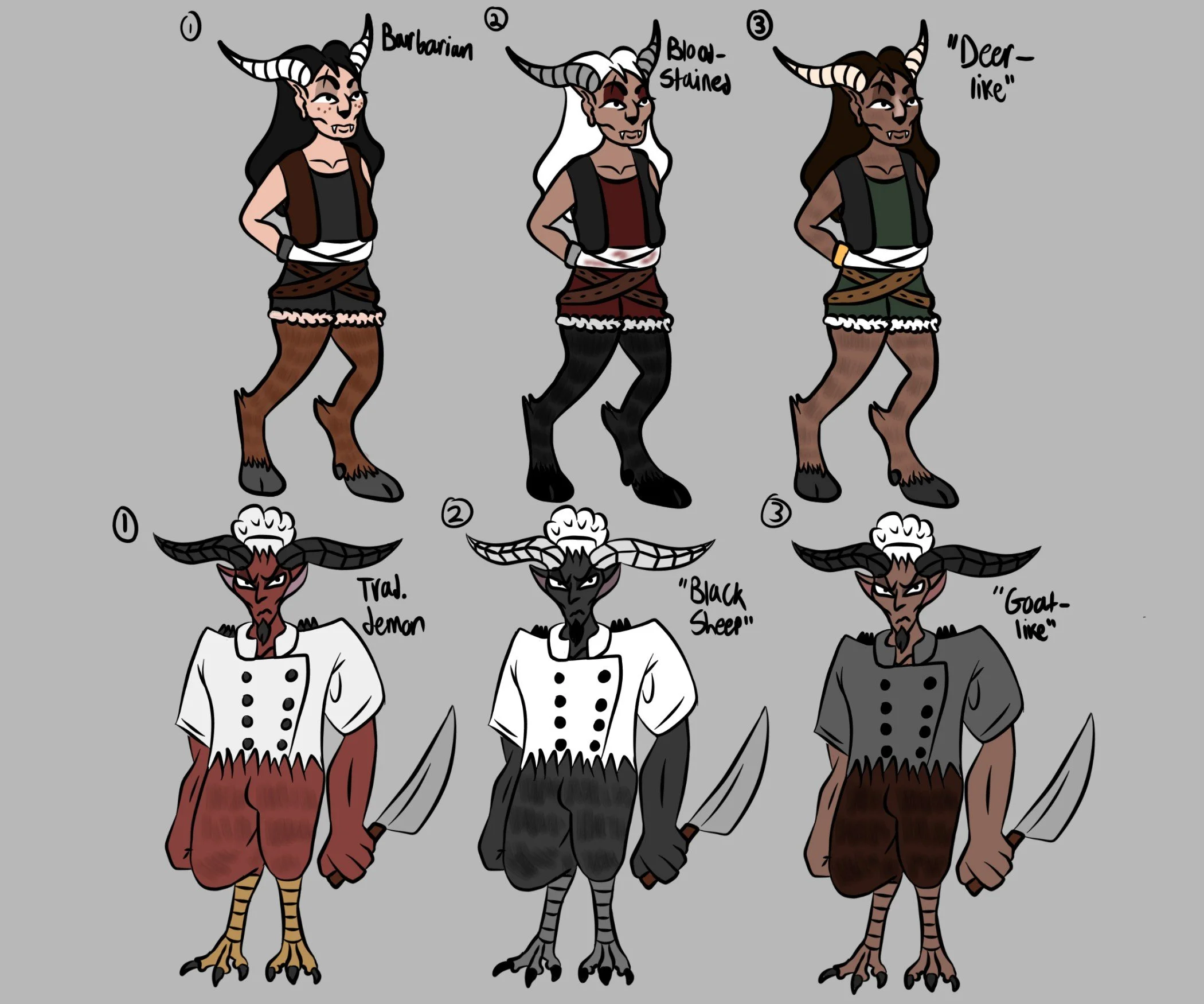 Antagonist/Side Character Color Experimentation
