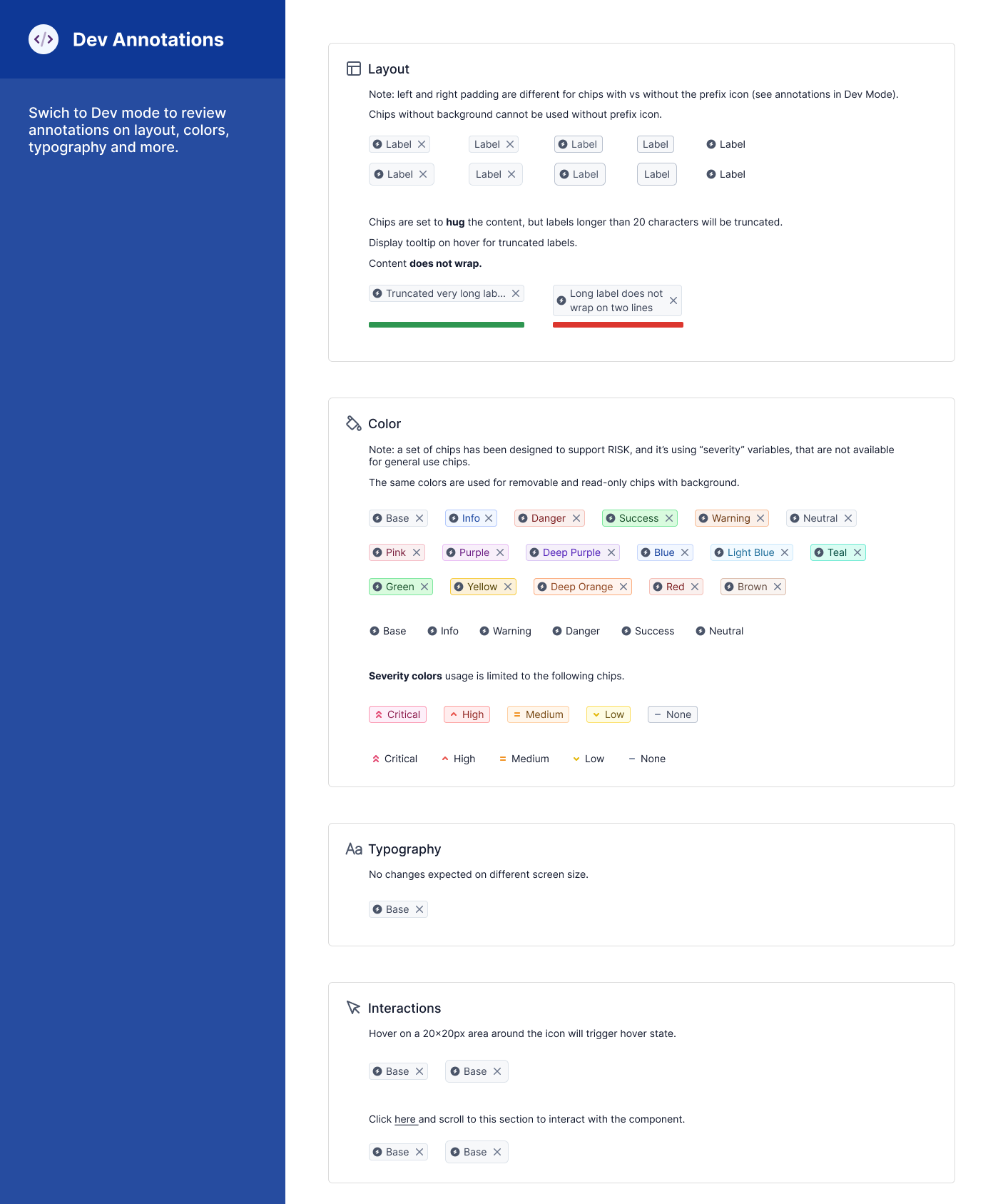 Dev Annotation Example for Chip