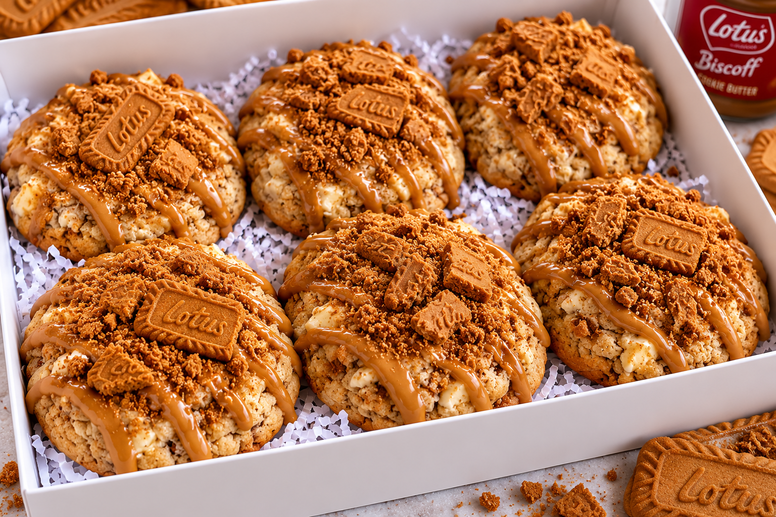 Biscoff Gourmet Cookies 🤎