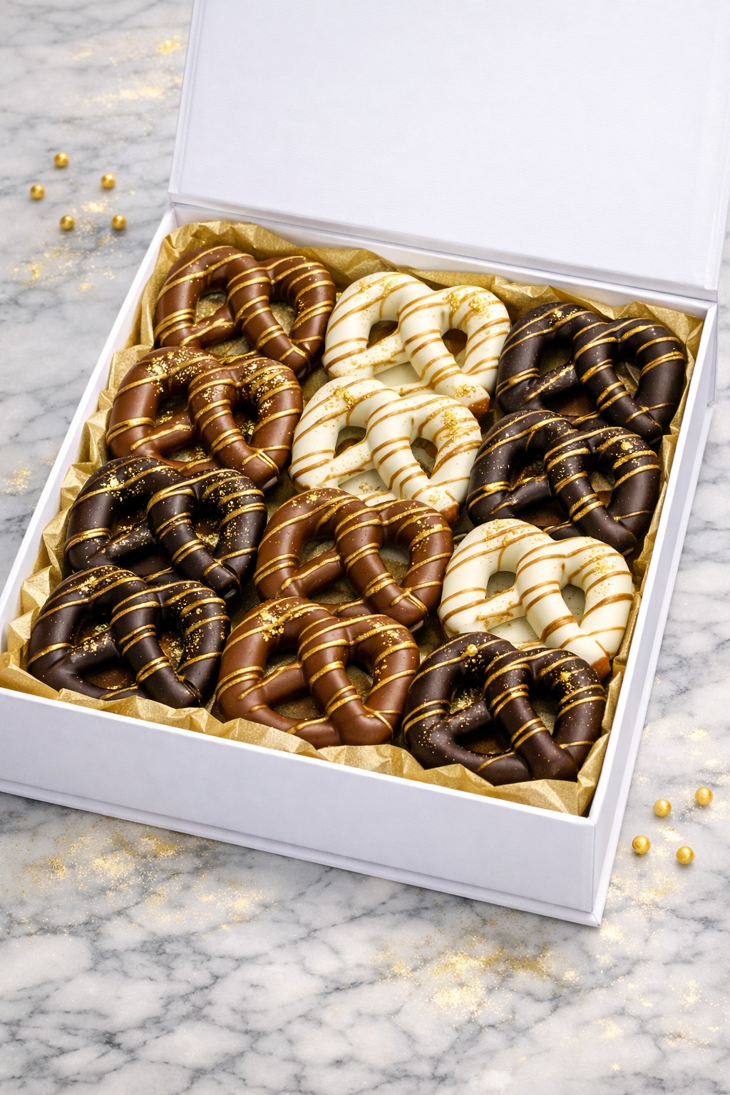 Golden Twist Luxe— Jumbo Sourdough Pretzels