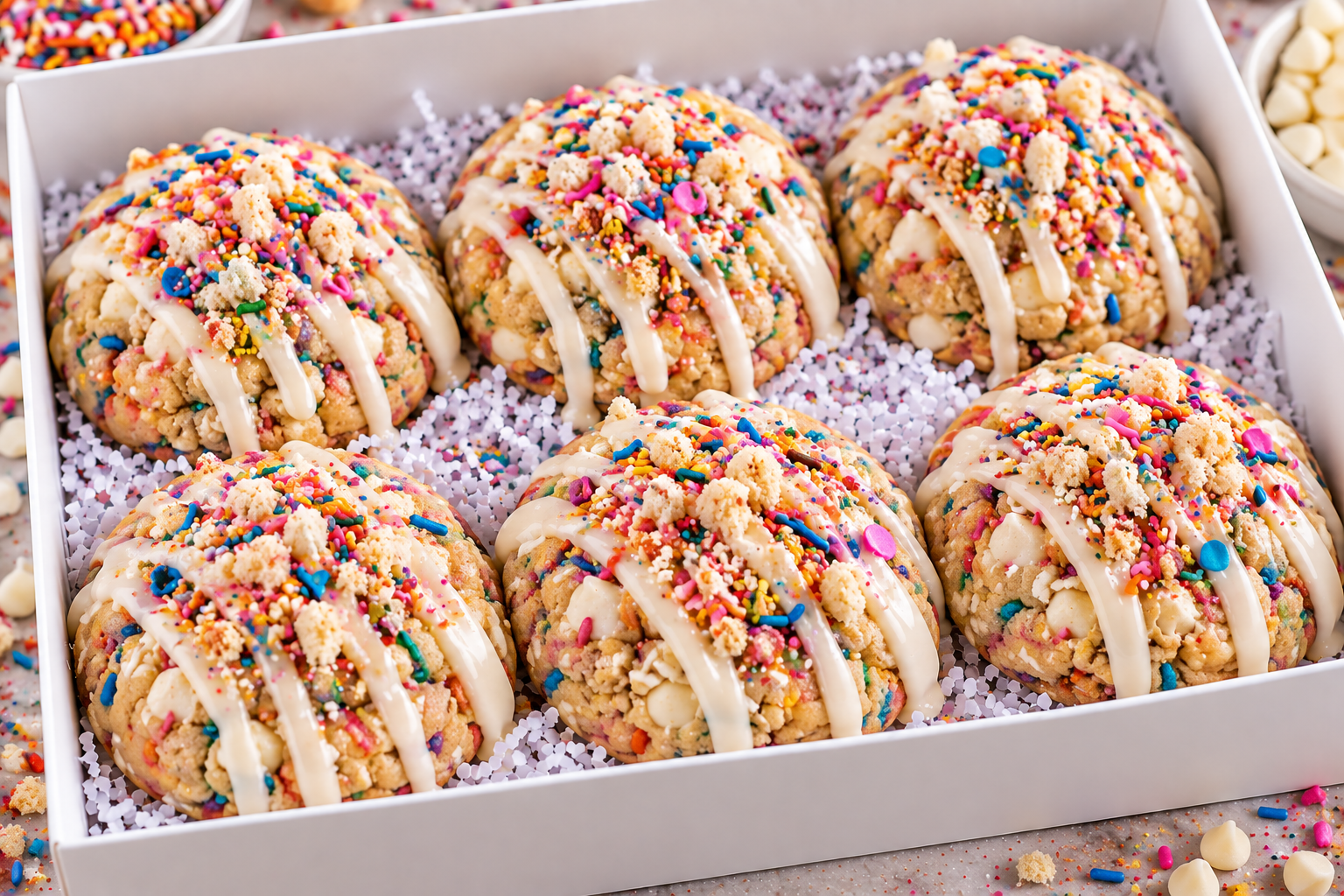 🎂 Birthday Cake Gourmet Cookies