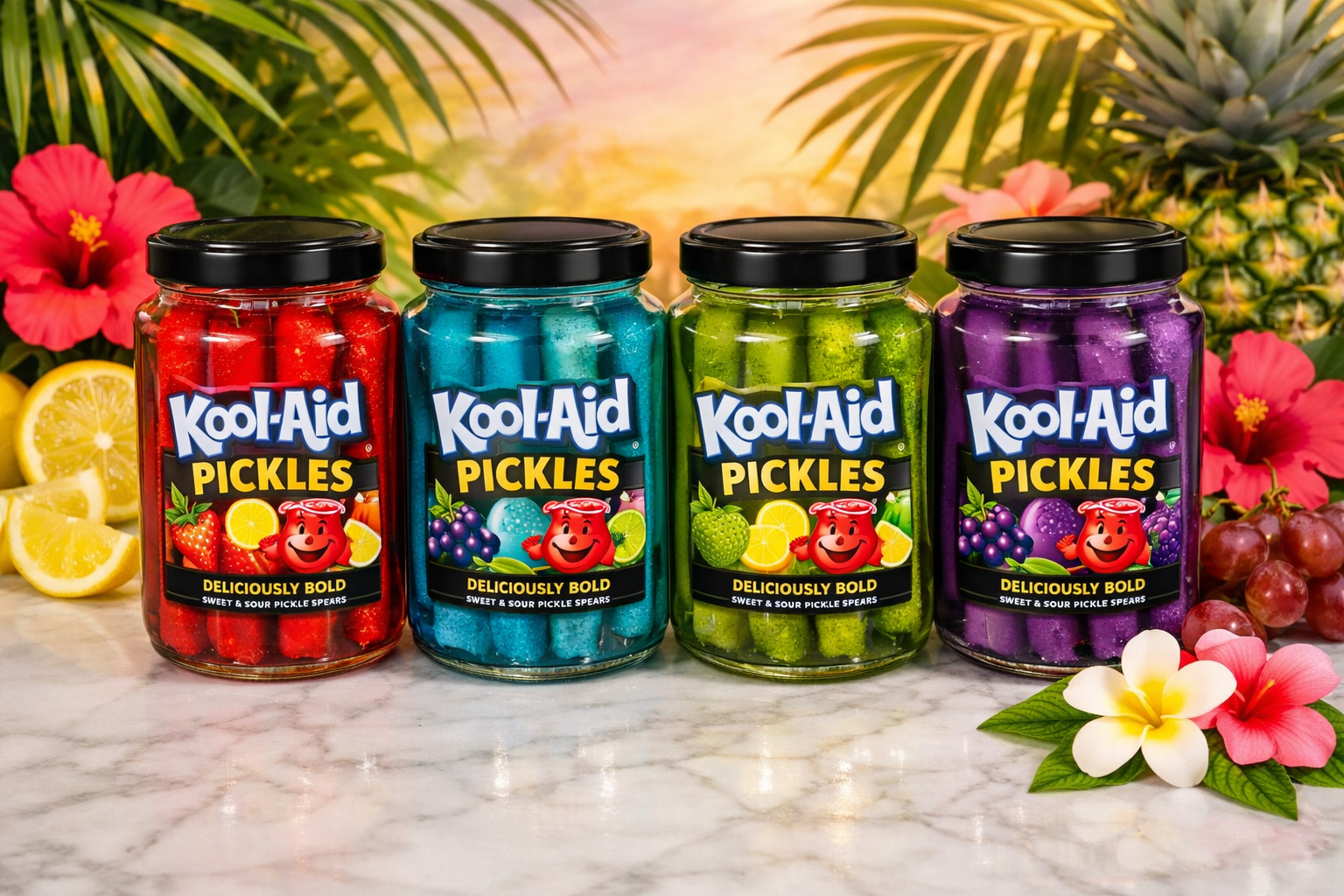 Kool-Aid Pickle Spears