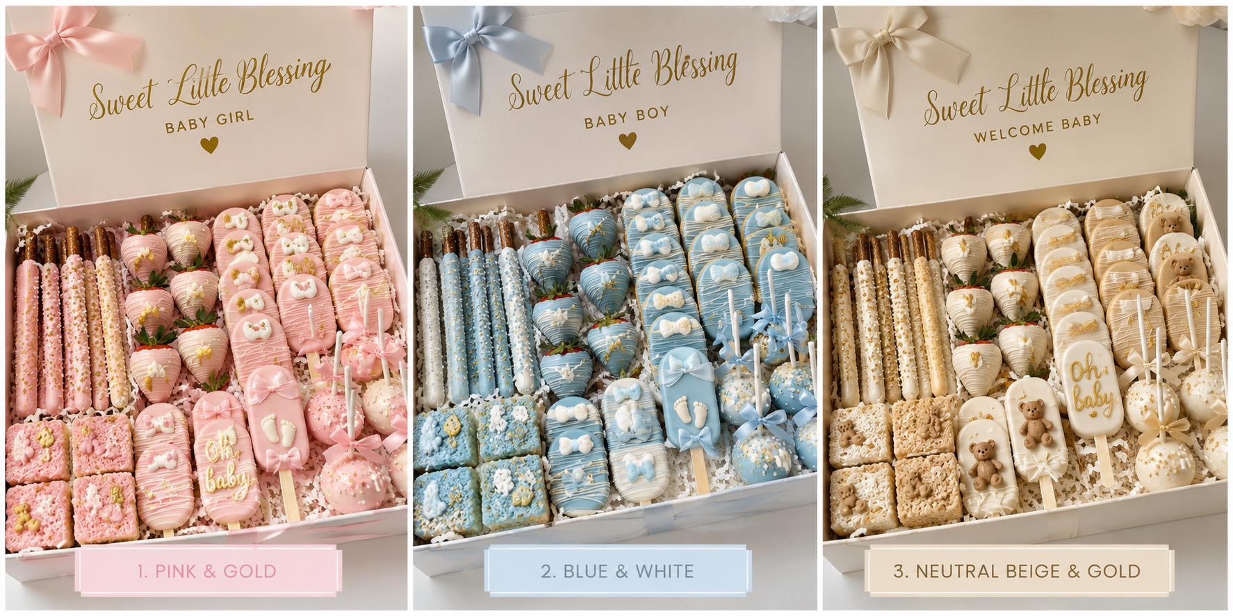 Sweet Little Blessing Baby Shower Treat Box