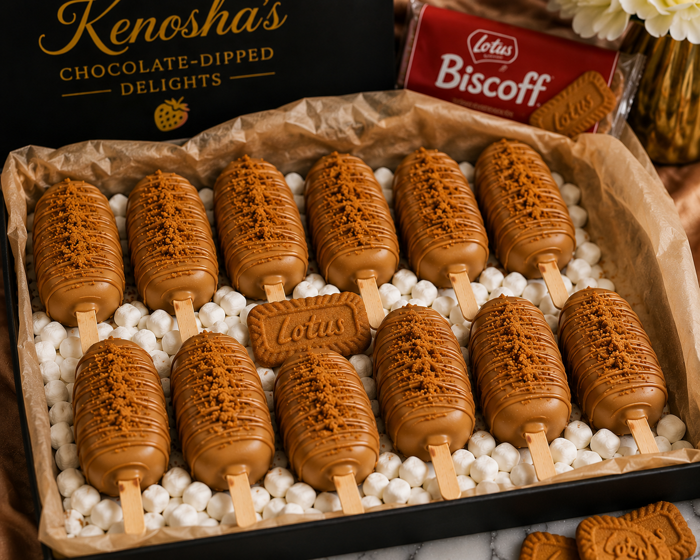 🍪 Biscoff Bliss Cakesicles