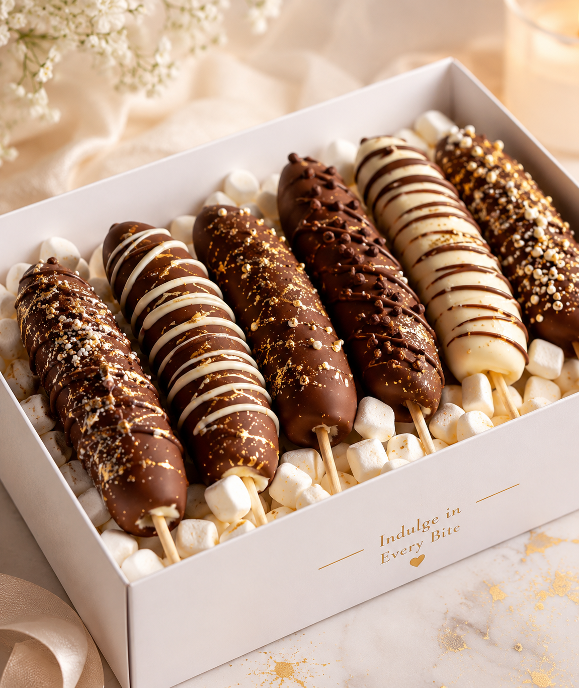 Sweet Luxe Banana Sticks