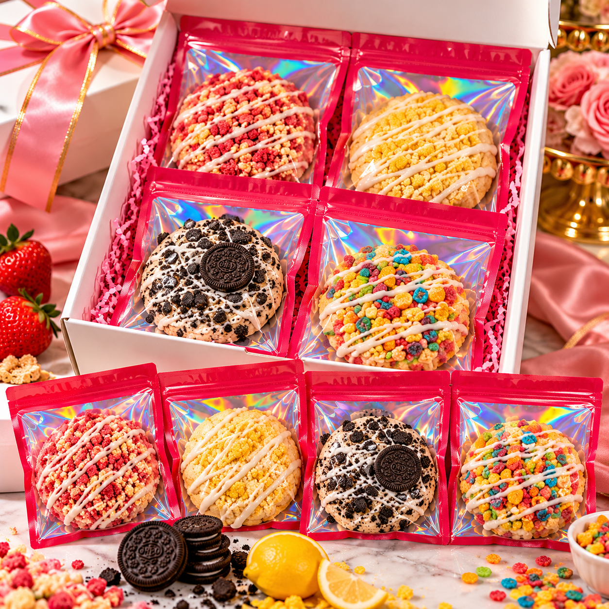 Glamorous Holographic Cookie Gift Box.png