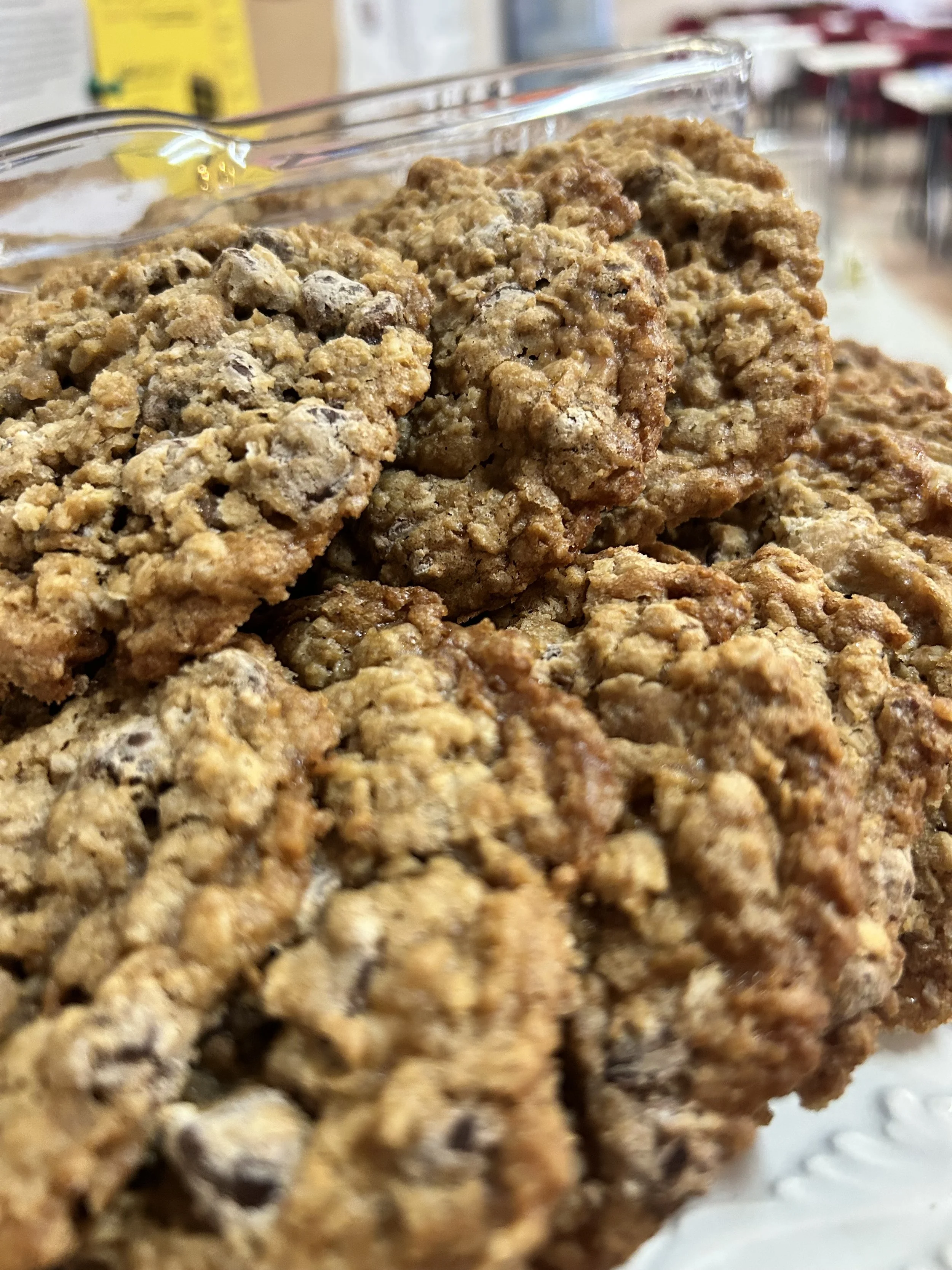 Close-up view of Chocollette's Original Cookies