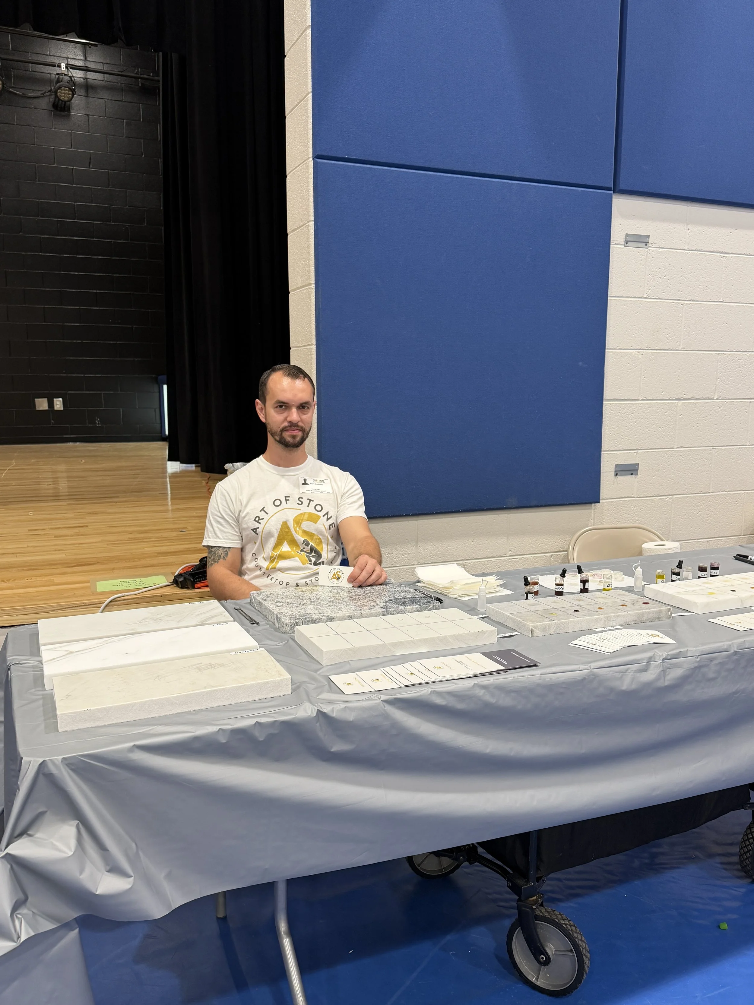 Art of Stone at Career Day in Charleston, SC: Introducing Students to Stone Restoration