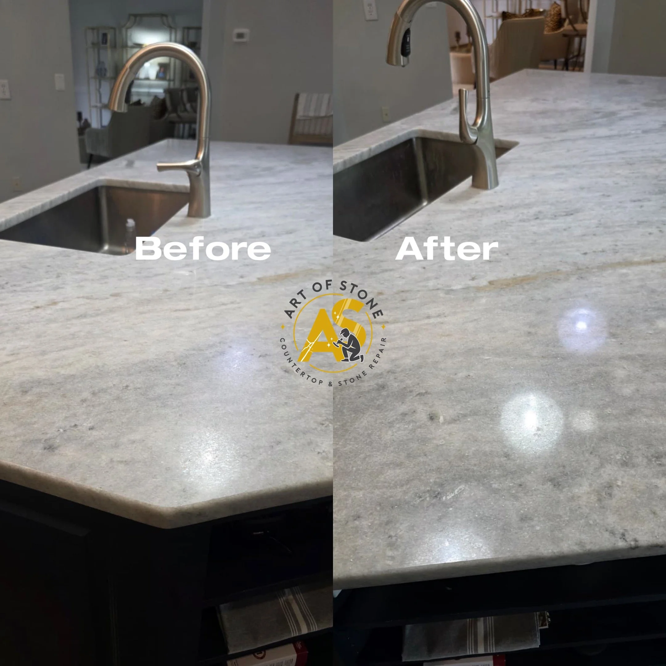 Marble Countertop Restoration