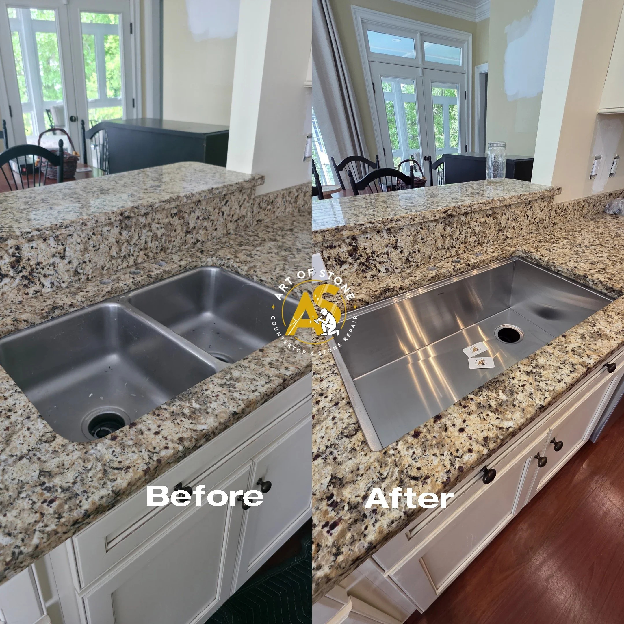 Sink Replacement with Cutout Modification