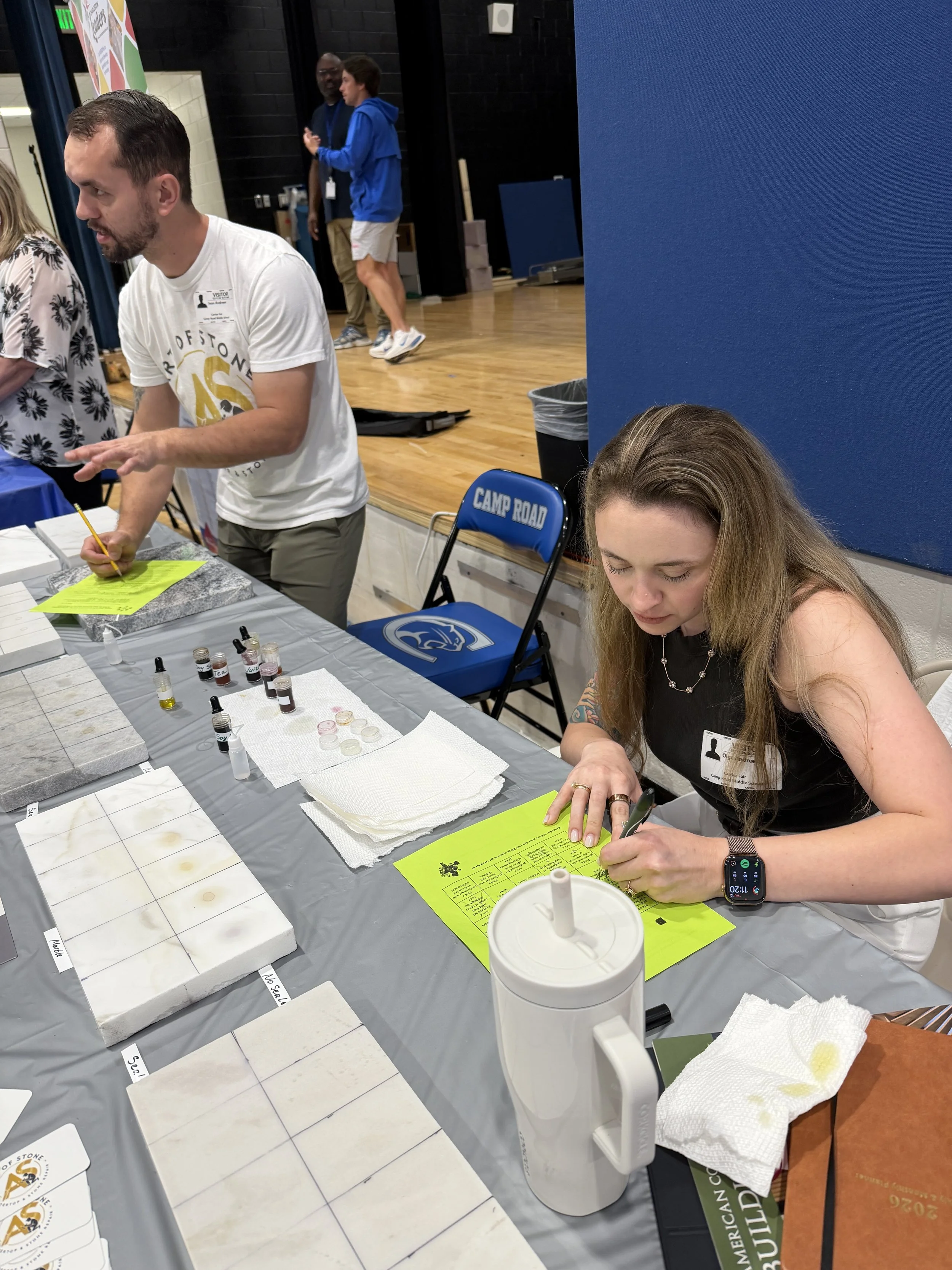 Art of Stone at Career Day in Charleston, SC: Introducing Students to Stone Restoration