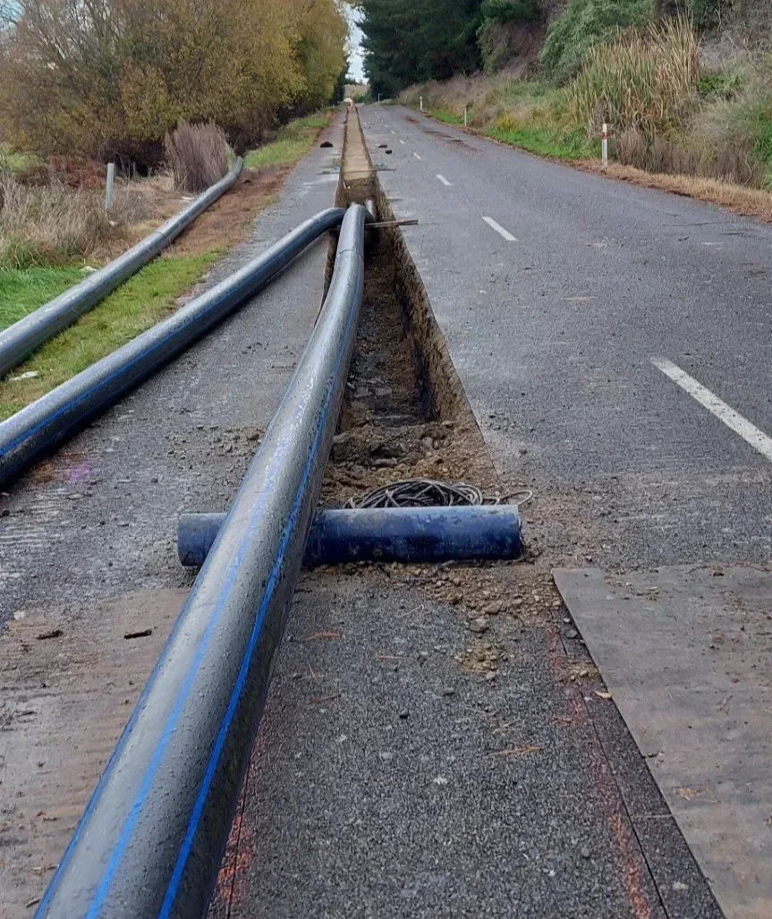 underground, chinnery, civil, pipe, upgrade, amberley, pipeline