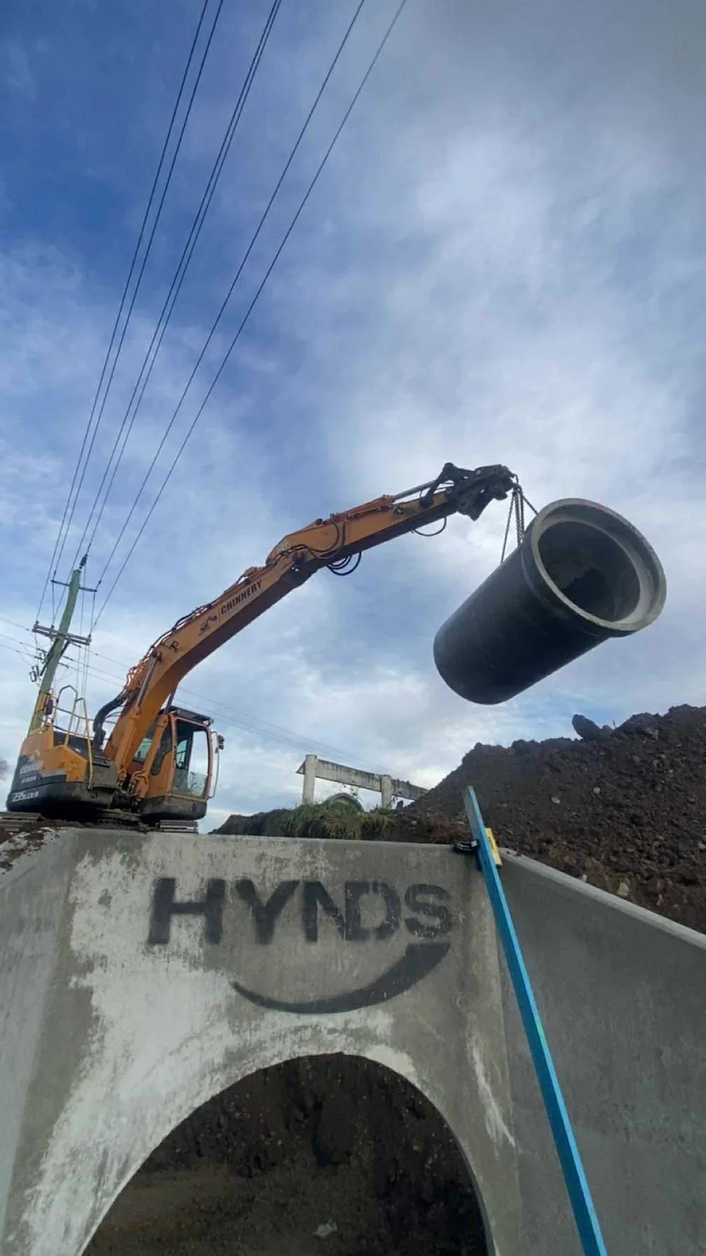 hynds, concrete, drainage, pipe, lower, chinnery, civil
