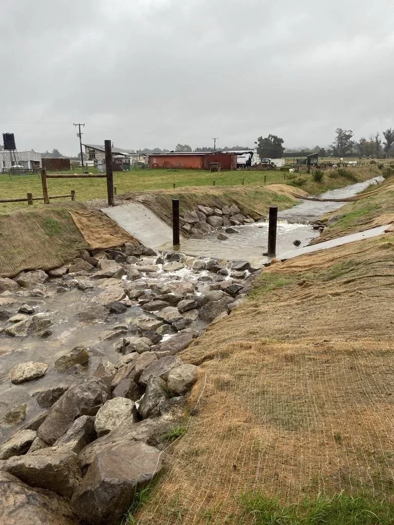 water, rocks, drain, drainage, storm, stormwater, chinnery construction