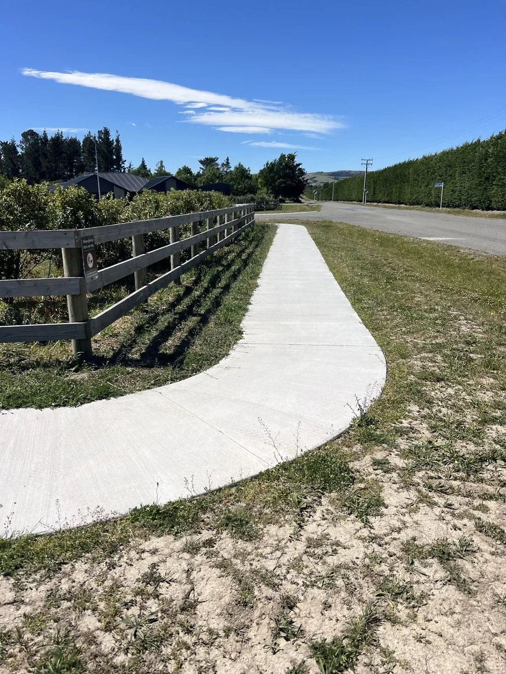 fencing, footpath, asphalt, housing, construction, civil