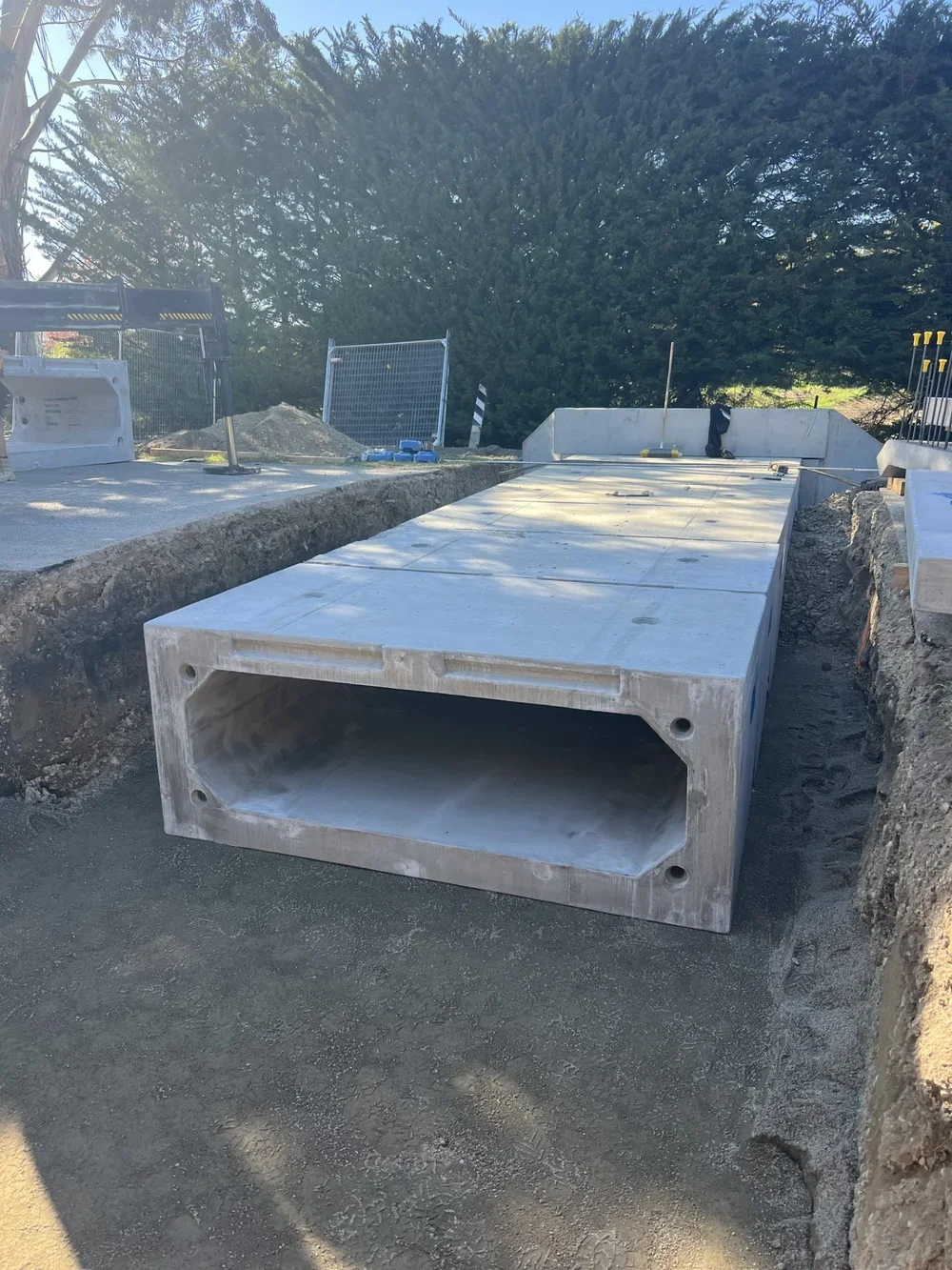 canterbury, box culvert, concrete, drainage, upgrade, construction