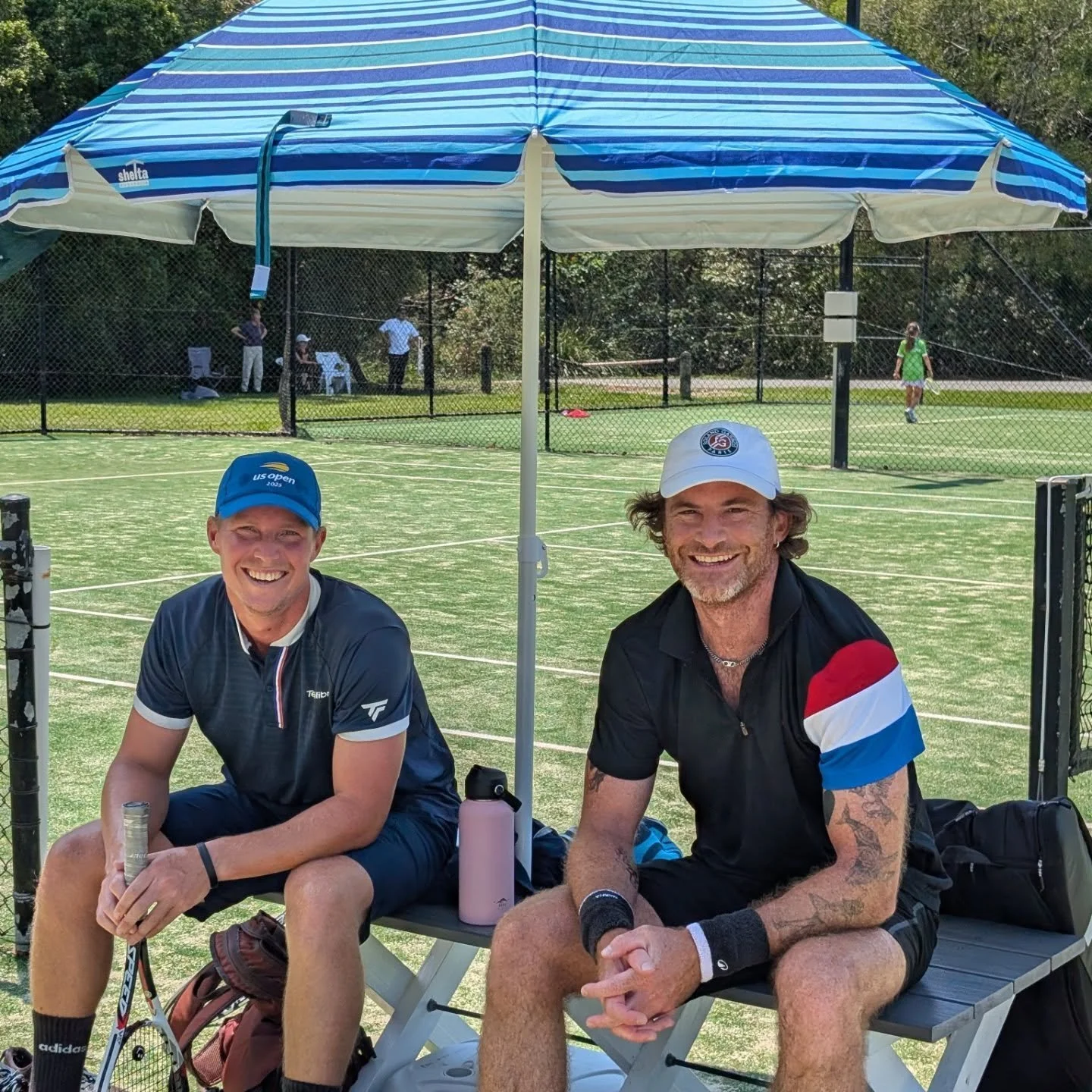 It's on for young and old.... And some middle aged at tournament Mullumbimby 🎾🎾🎾 @net.league @tennis_nsw @oliviarichtennis @cavanbah_centre @byronshireecho @byronbay.tennis