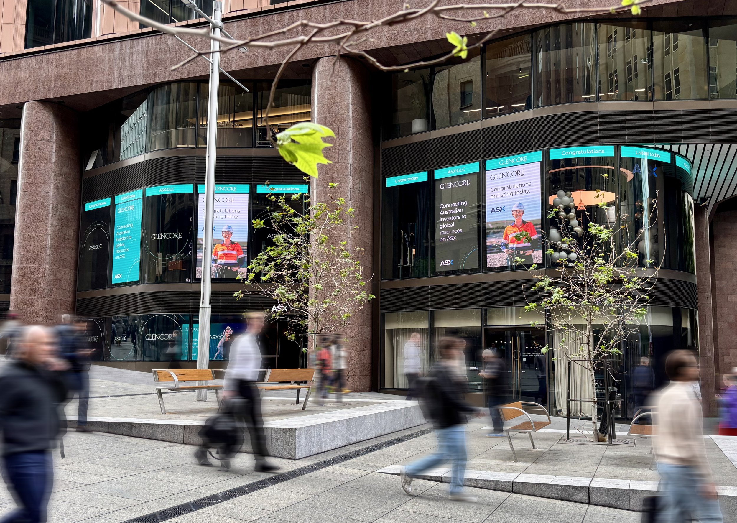 ASX / Glencore Listing Brand Experience