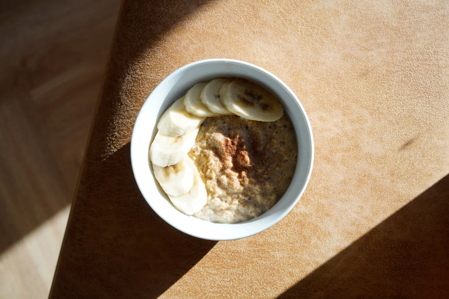 Cinnamon, Banana & Peanut Butter Porridge