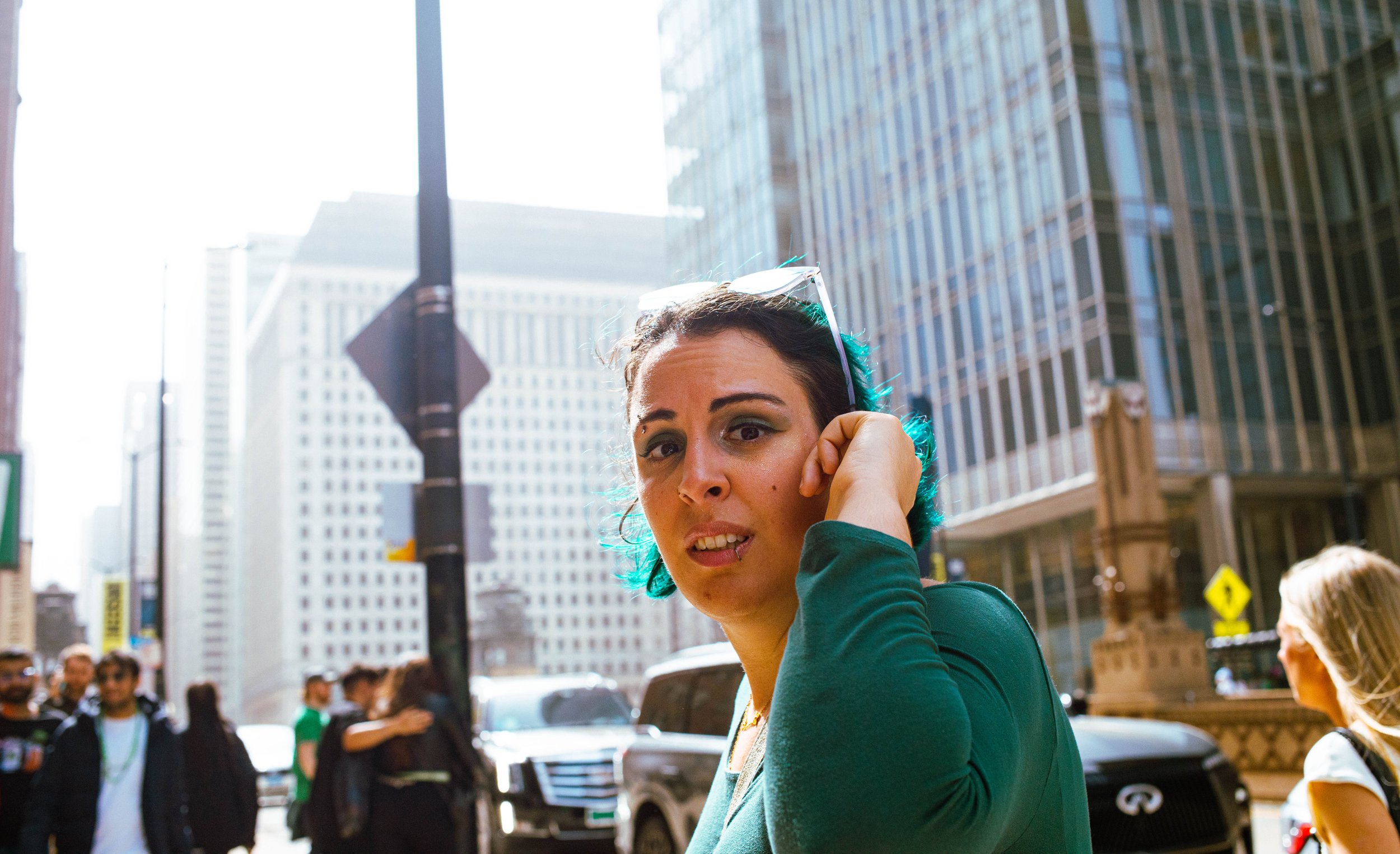 Sophia Salib on St. Paddy's day in Chicago, 2025