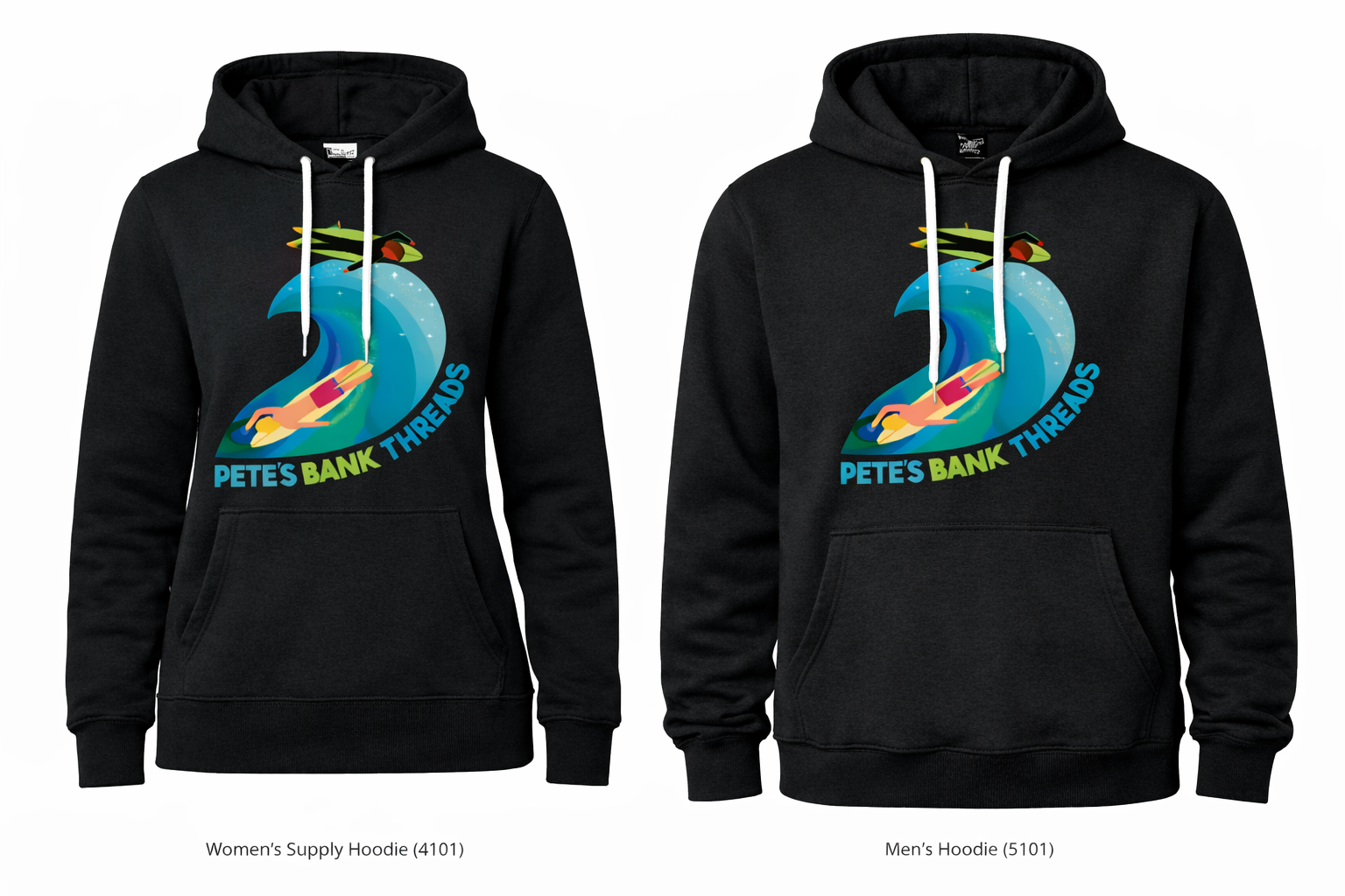 Pete's Bank x CT Illustrations Hoodie (Free Postage).