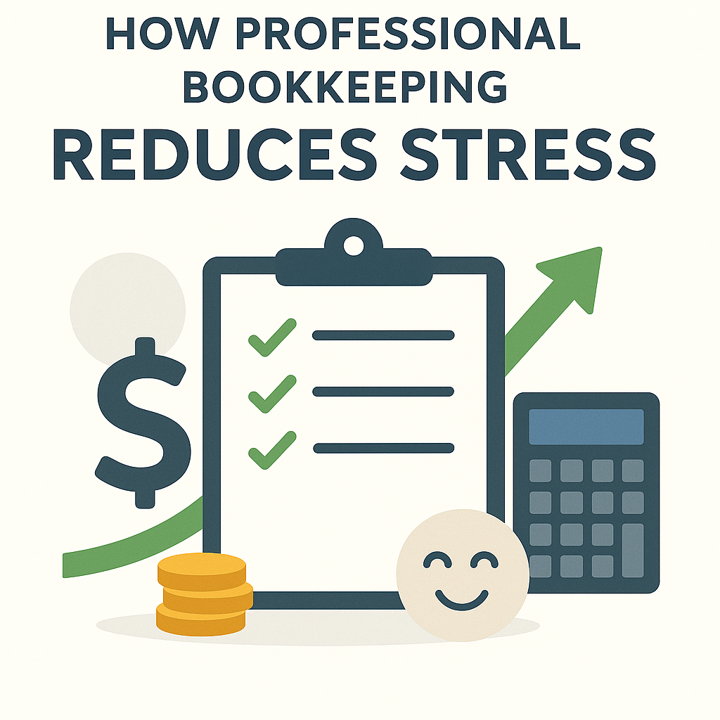 How Professional Bookkeeping Reduces Stress for Small Business Owners