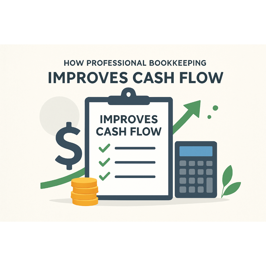 How Professional Bookkeeping Improves Cash Flow for Your Small Business