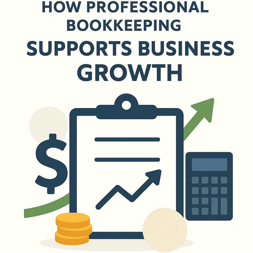 How Professional Bookkeeping Supports Business Growth