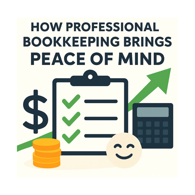 How Professional Bookkeeping Brings You Peace of Mind