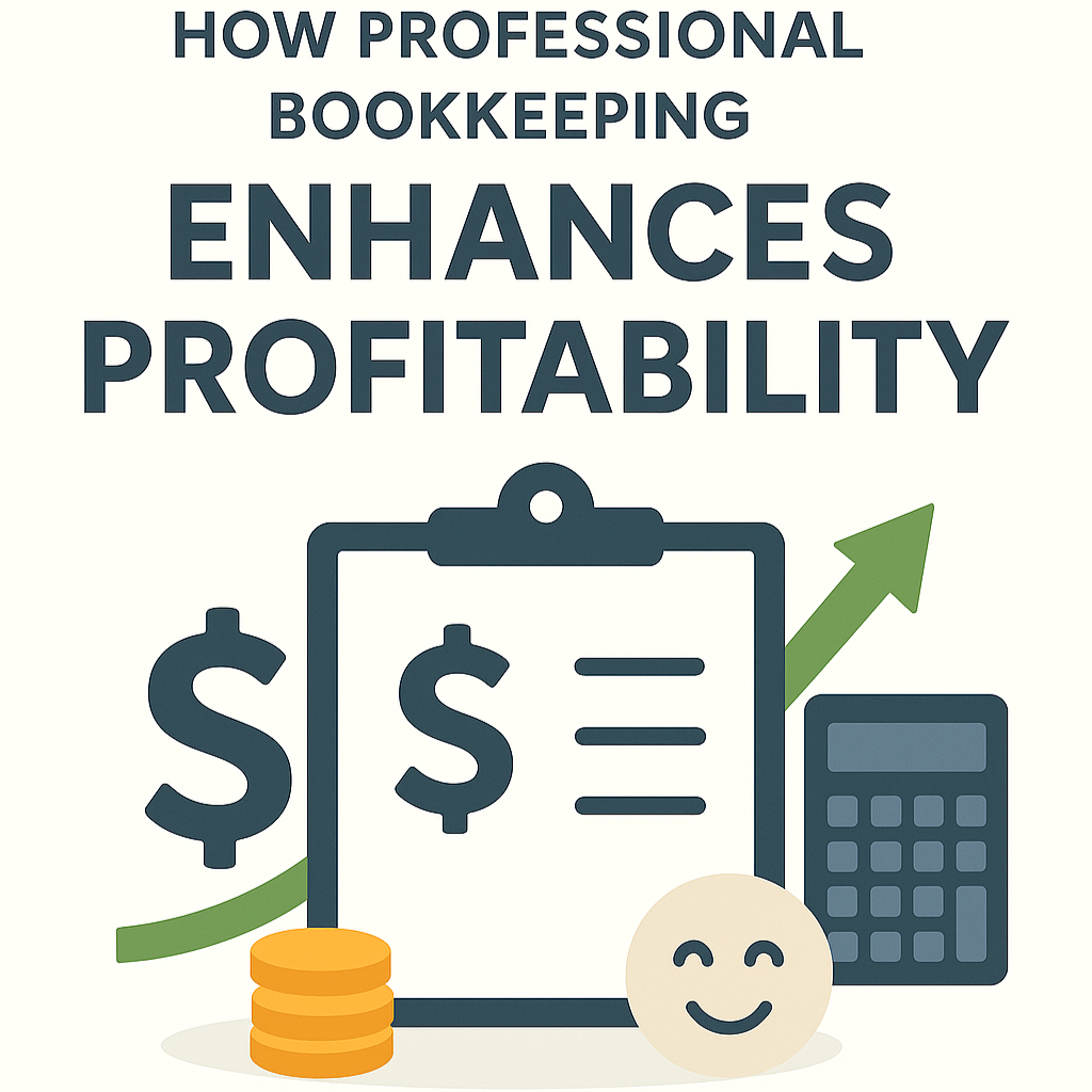 How Professional Bookkeeping Enhances Your Business’s Profitability