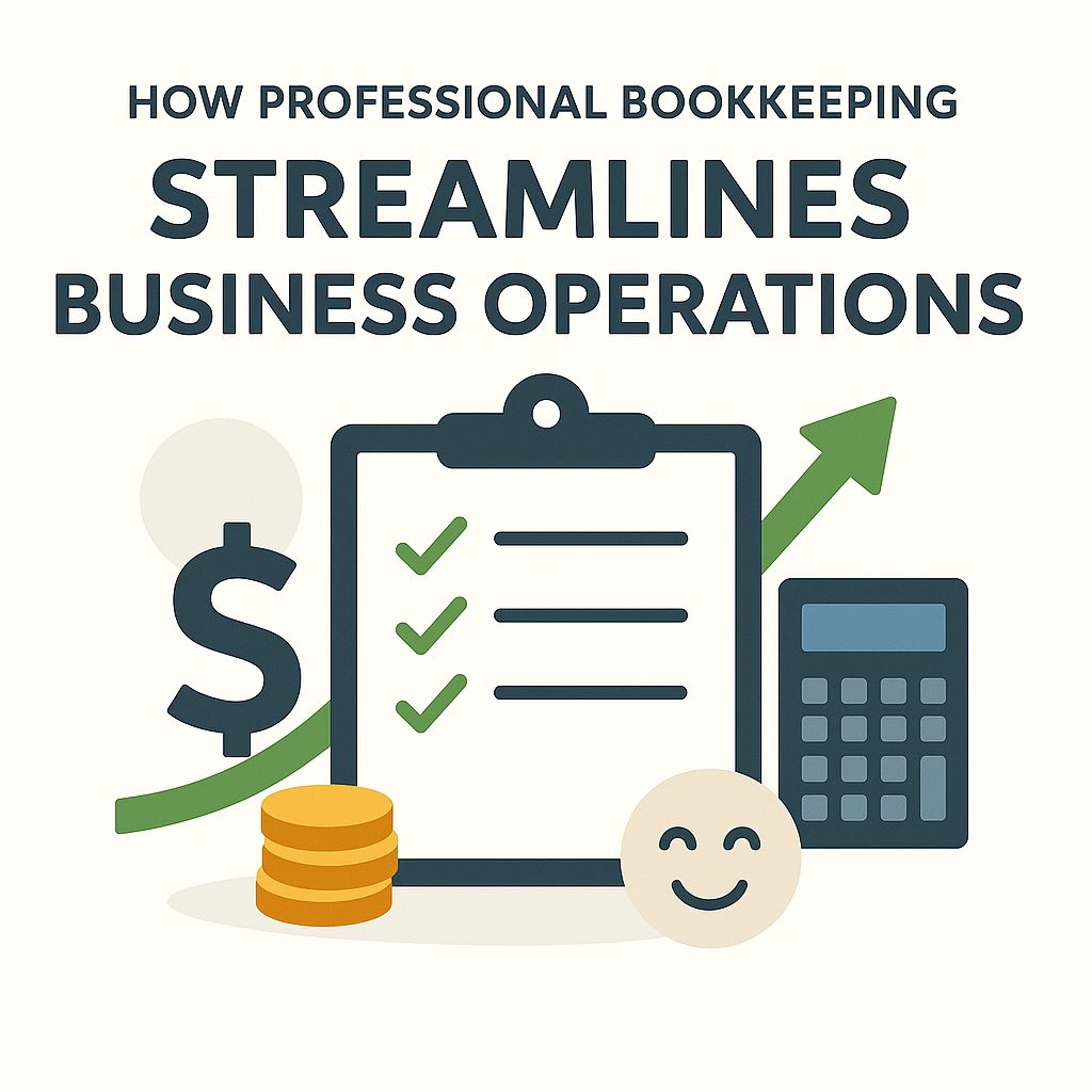 How Professional Bookkeeping Streamlines Your Business Operations