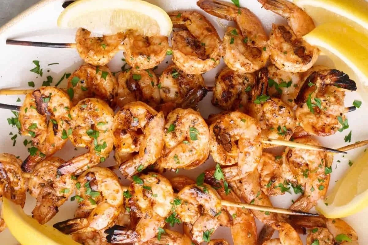 Lemon Shrimp Skewers