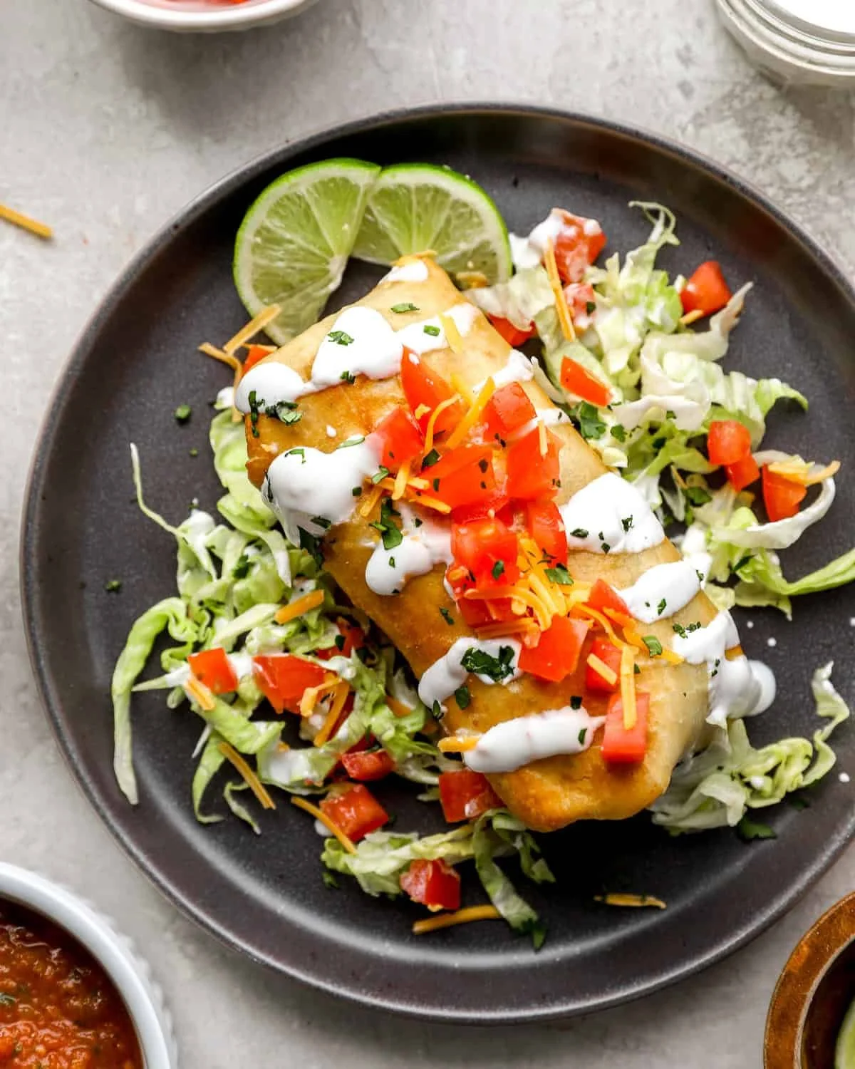 Shredded Beef Chimichangas