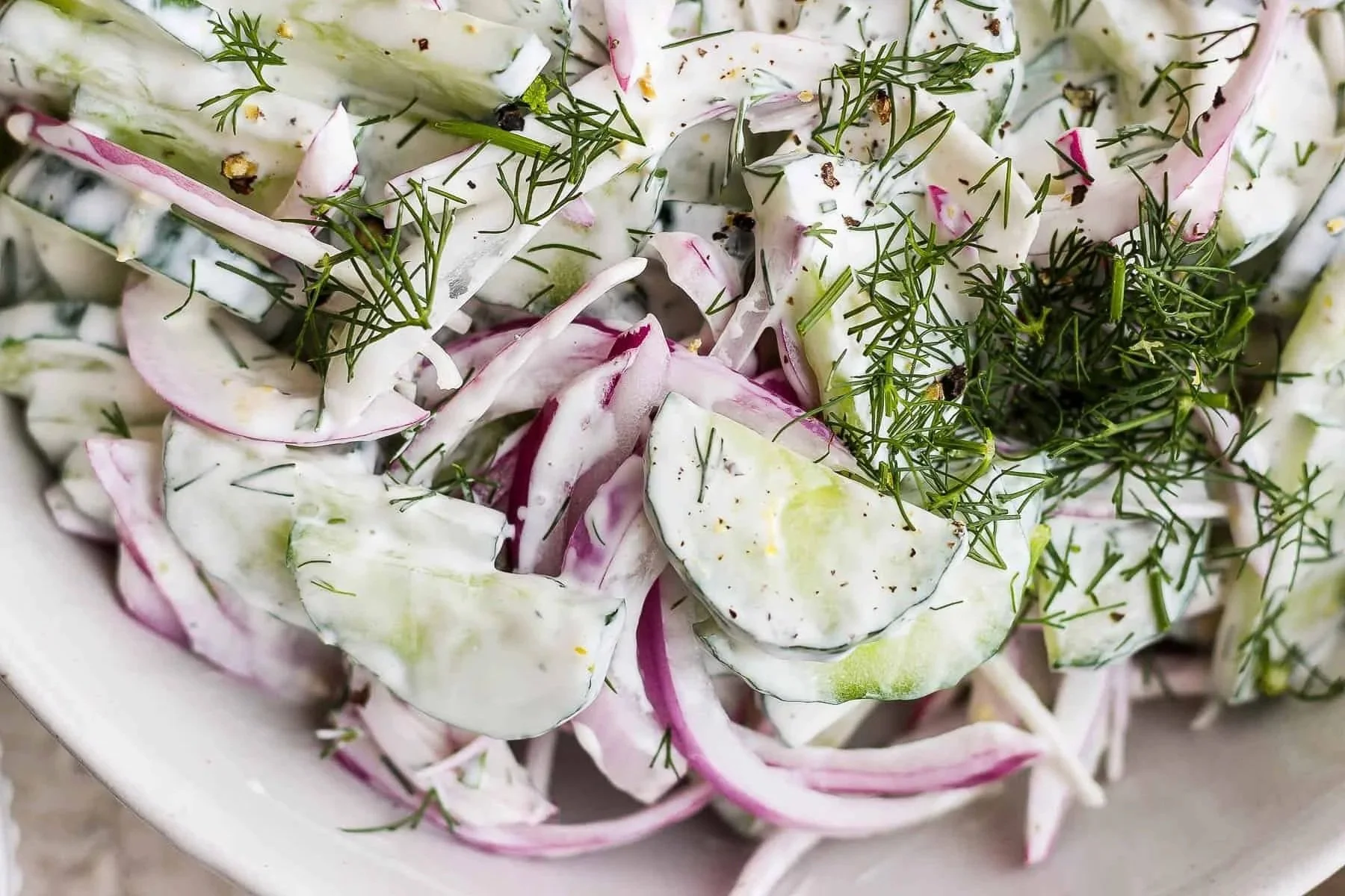 Creamy Cucumber Salad