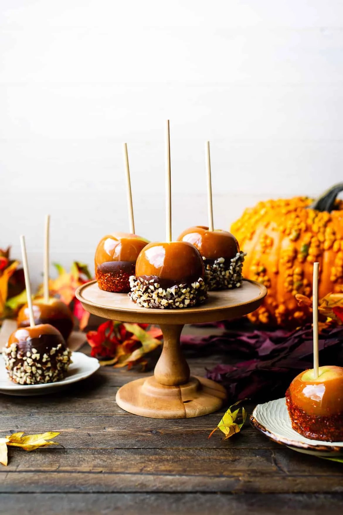 Fancy Chocolate Caramel Apples&nbsp;