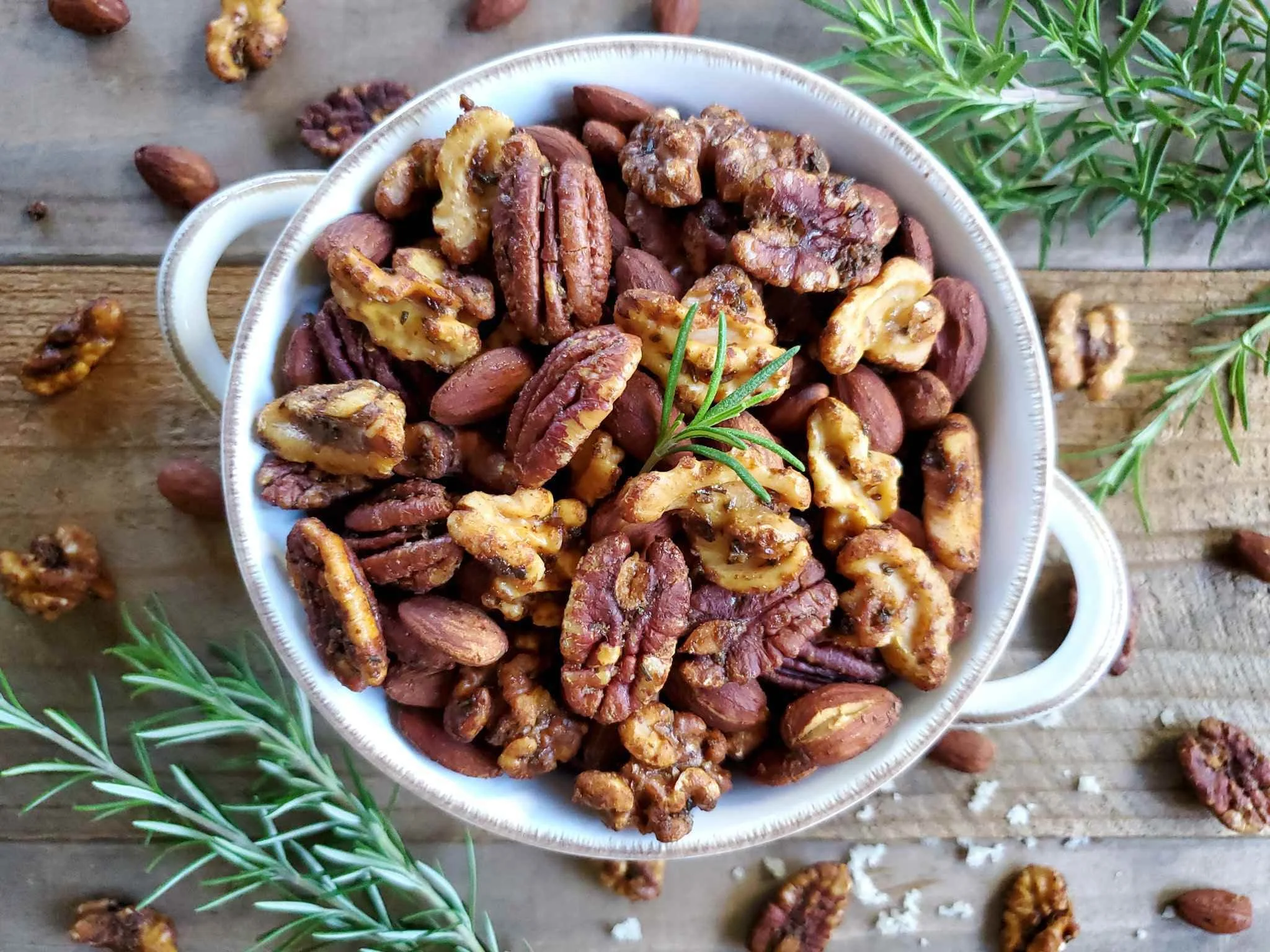 Warm Rosemary Nuts