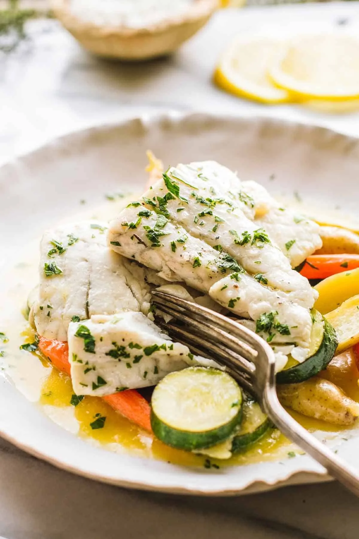 Butter Poached Fish